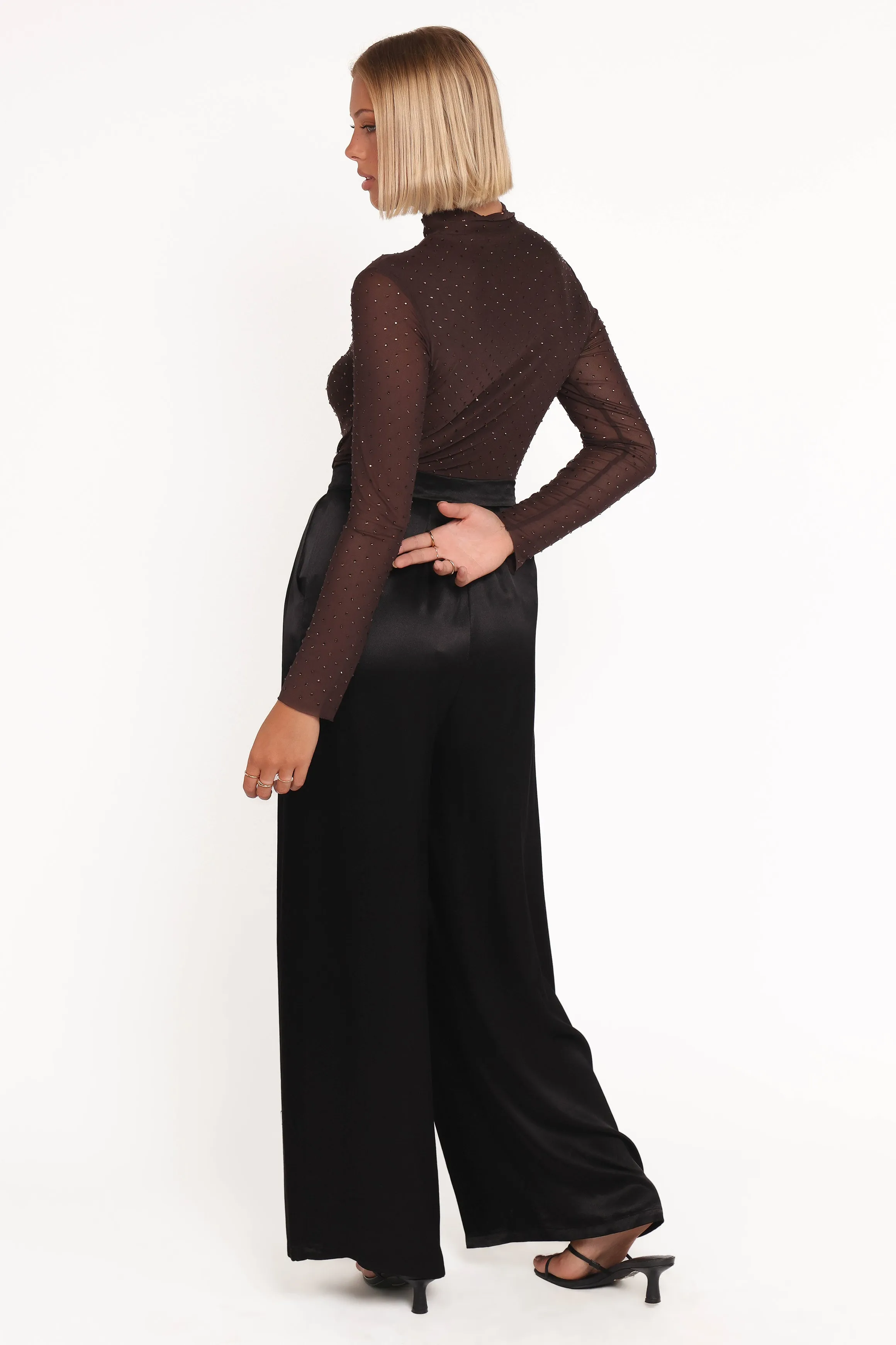 Joyce Wide Leg Pant - Black sold by Petal & Pup product image thumbnail 4
