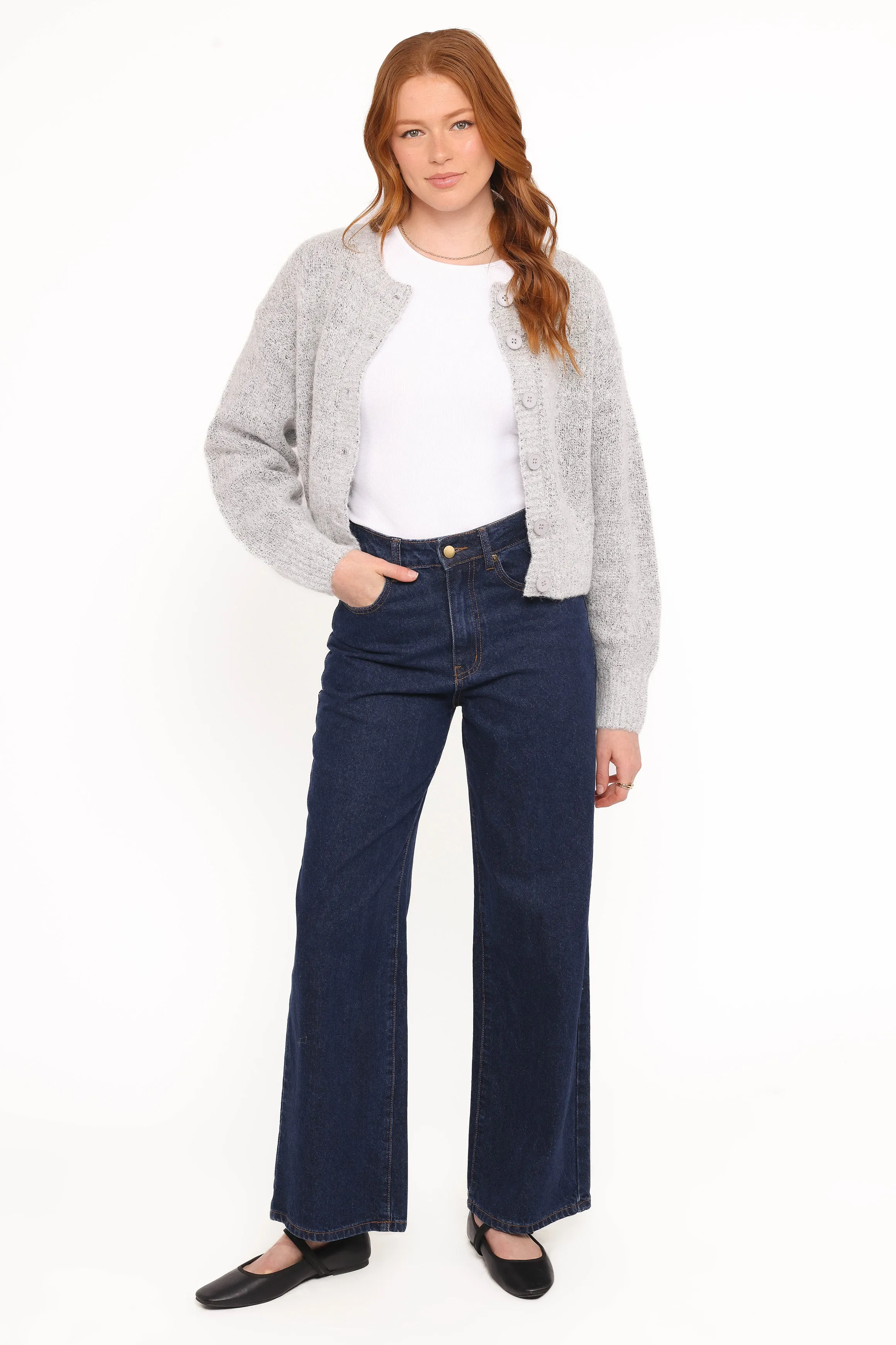 Lucah Cardigan - Grey sold by Petal & Pup product image thumbnail 5