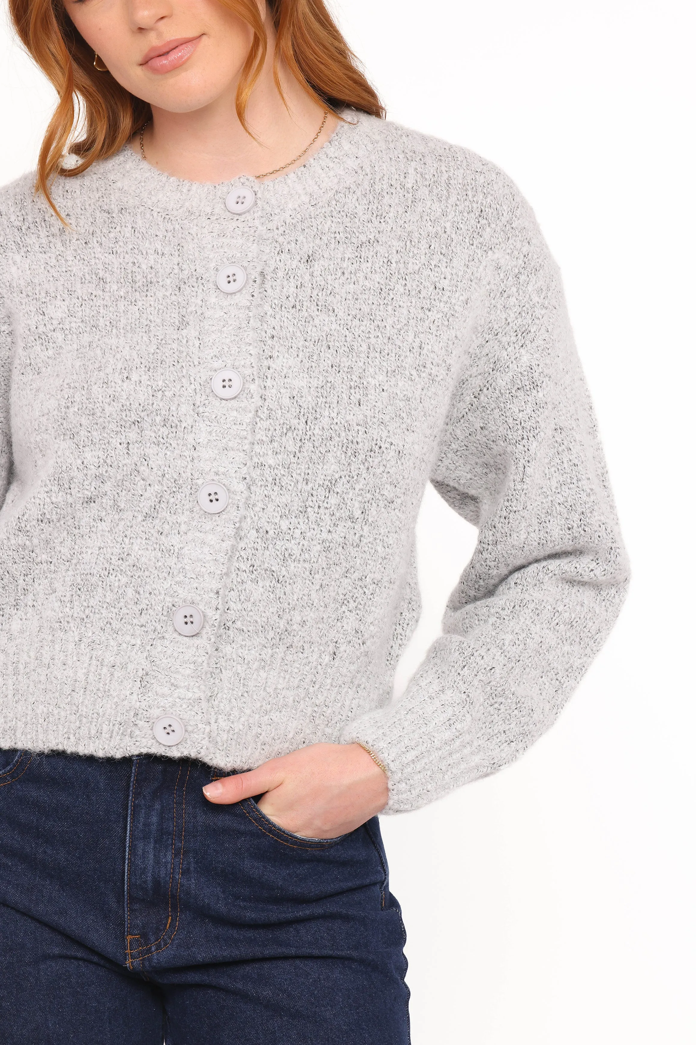 Lucah Cardigan - Grey sold by Petal & Pup product image thumbnail 2