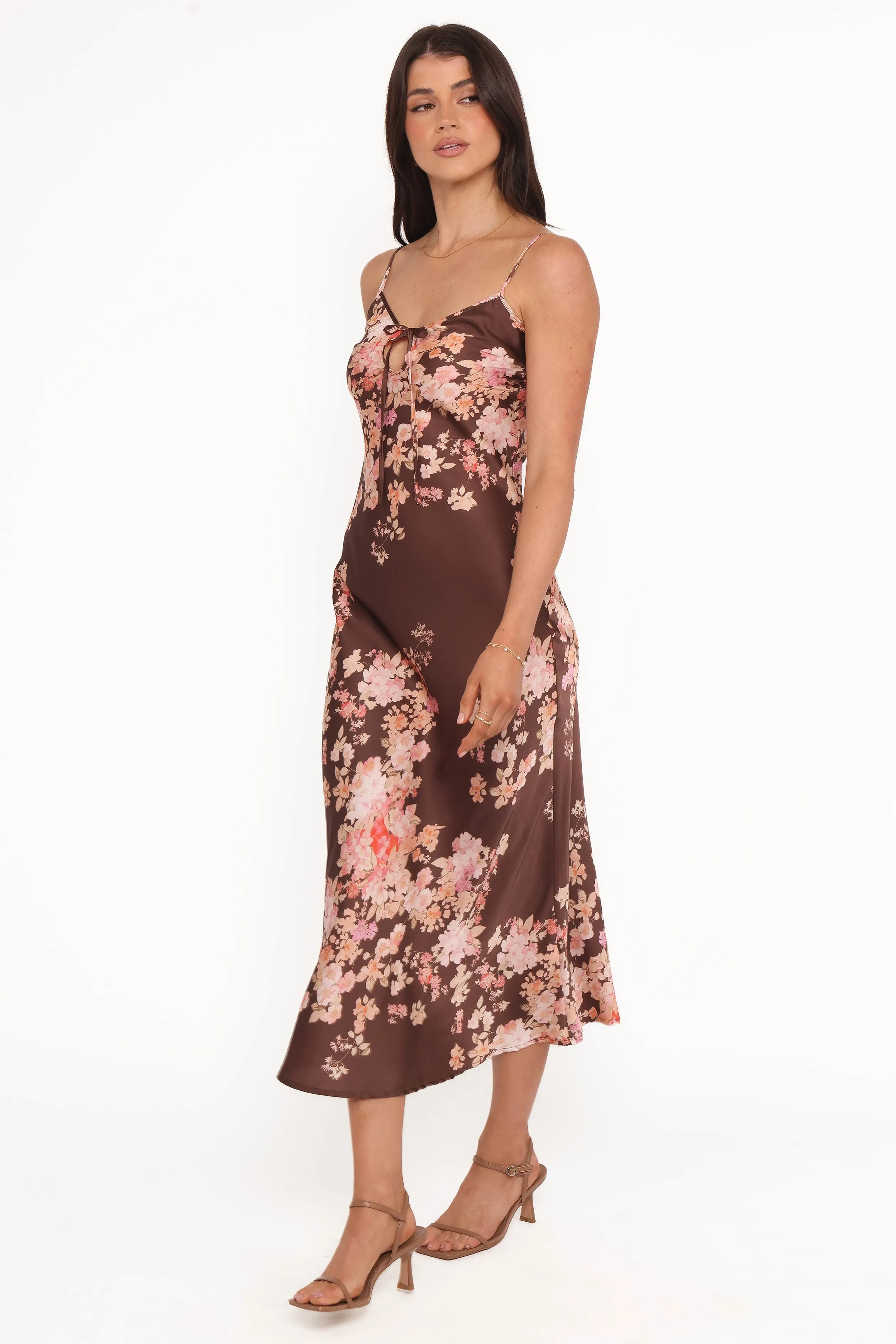 Jamila Midi Dress - Brown Floral sold by Petal & Pup product image thumbnail 3