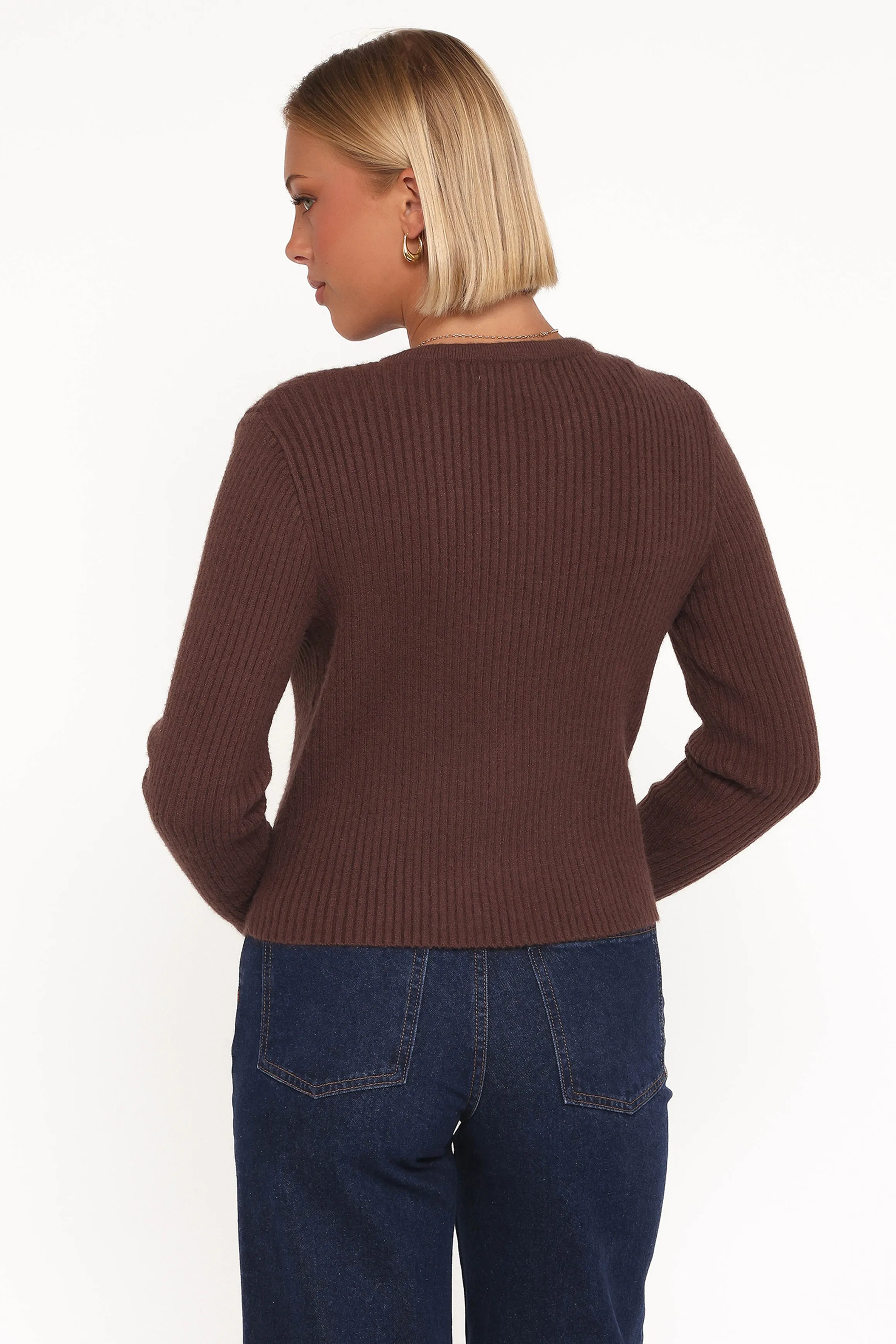Circe Cardigan Top - Chocolate sold by Petal & Pup product image thumbnail 4