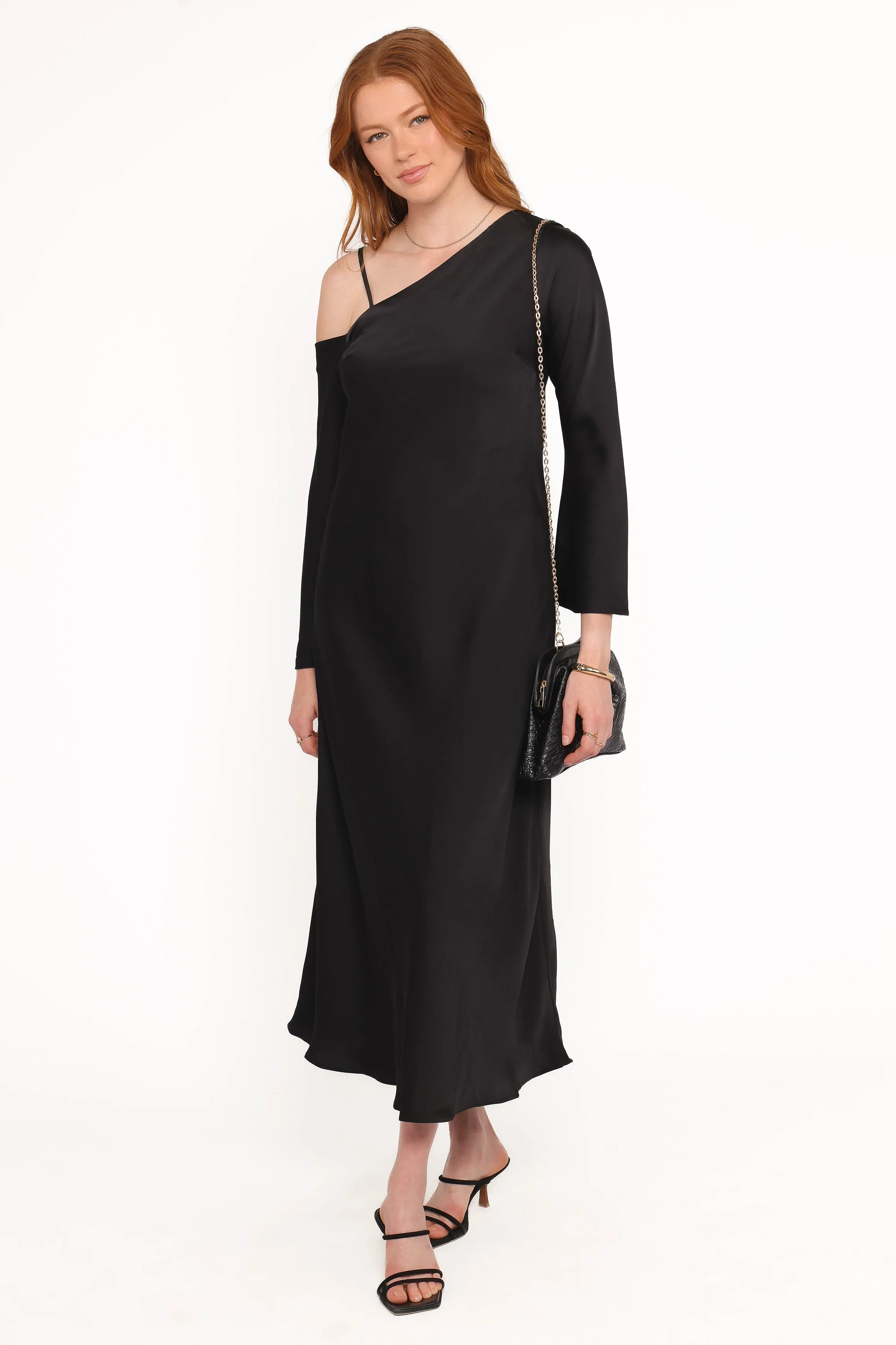 Lindra Maxi Dress - Black sold by Petal & Pup