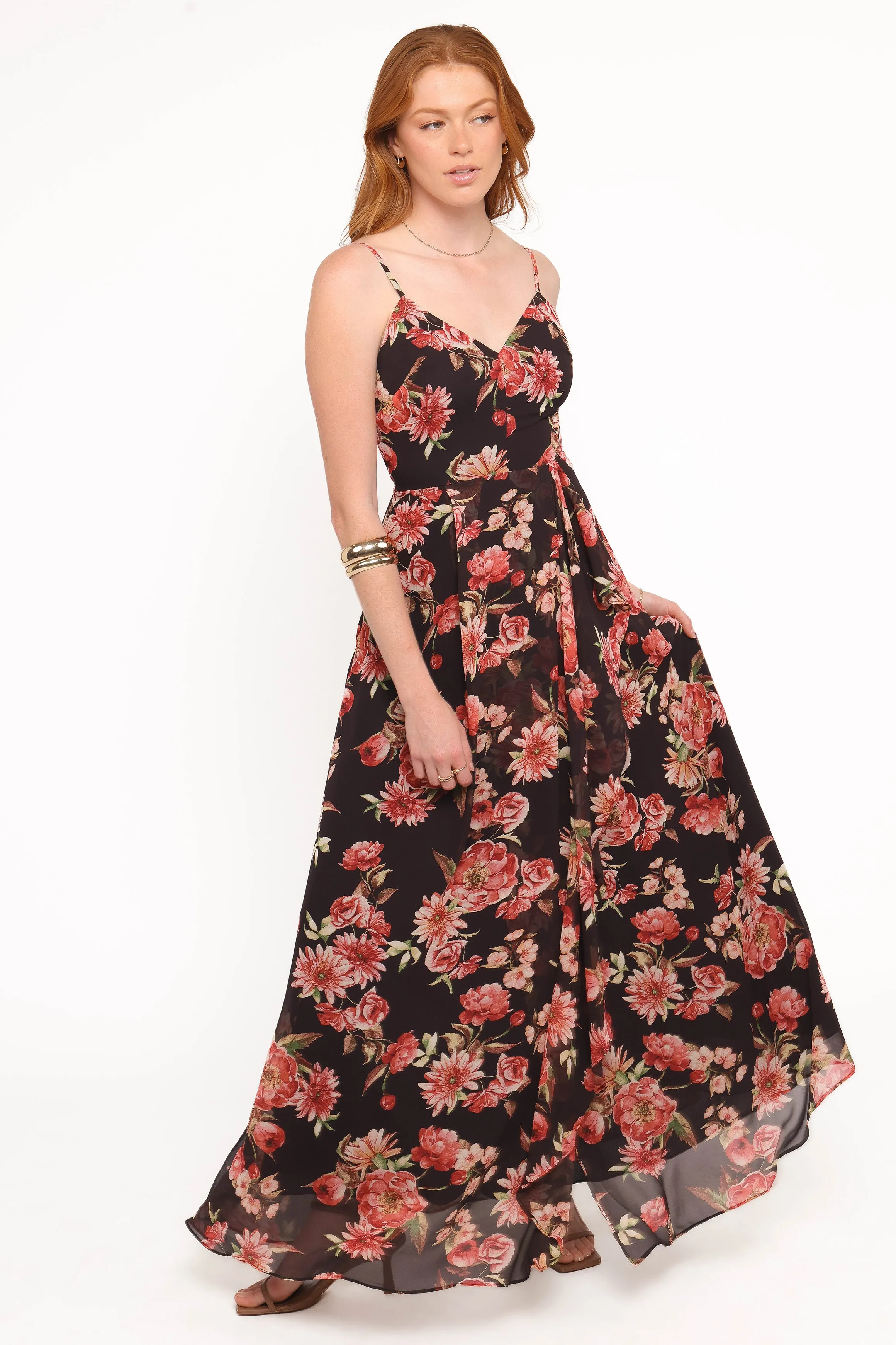 Naver Maxi Dress - Black Floral sold by Petal & Pup product image thumbnail 5