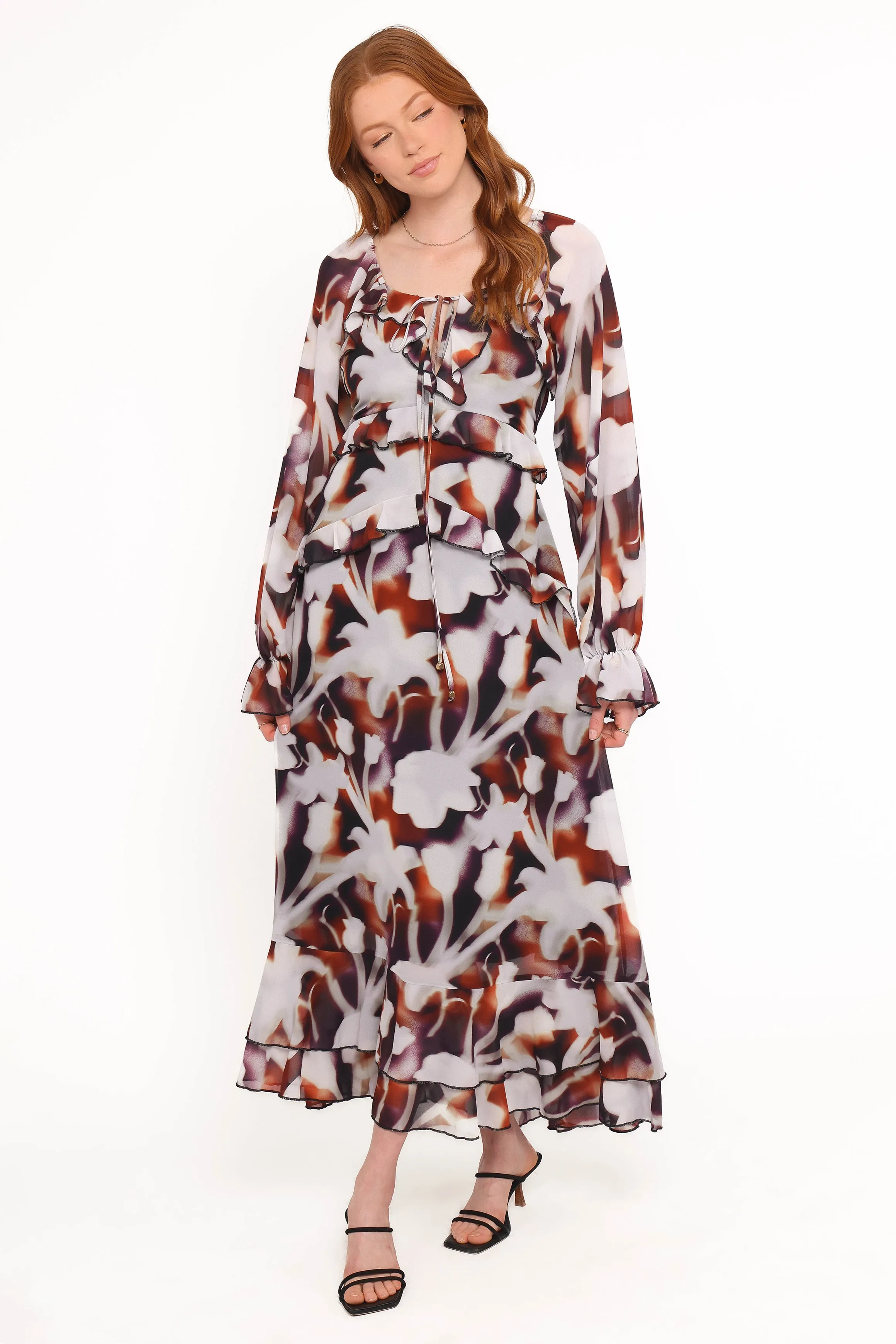 Kasey Maxi Dress - Blurred Floral sold by Petal & Pup product image thumbnail 5