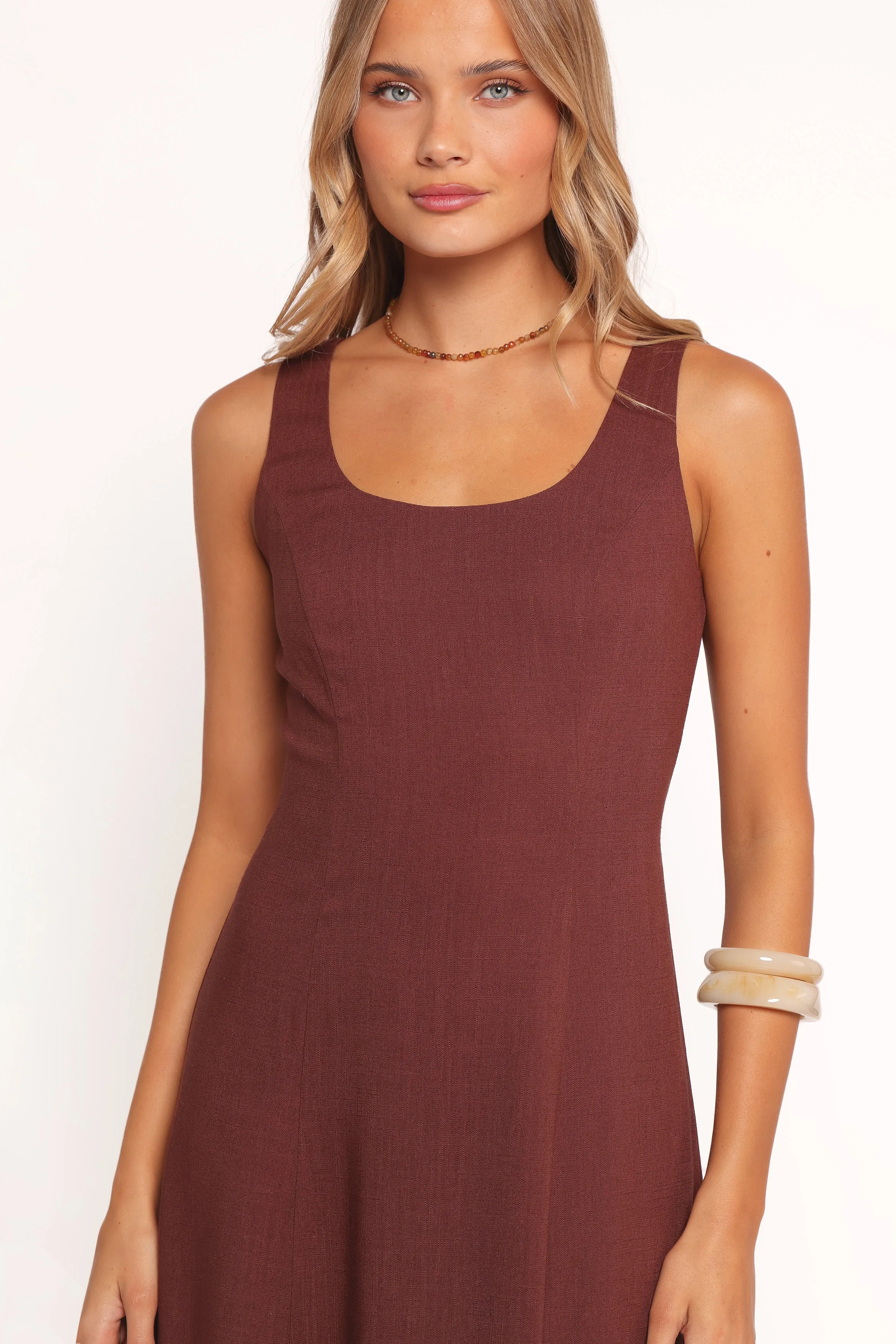 Tatum Maxi Dress - Chocolate sold by Petal & Pup product image thumbnail 5