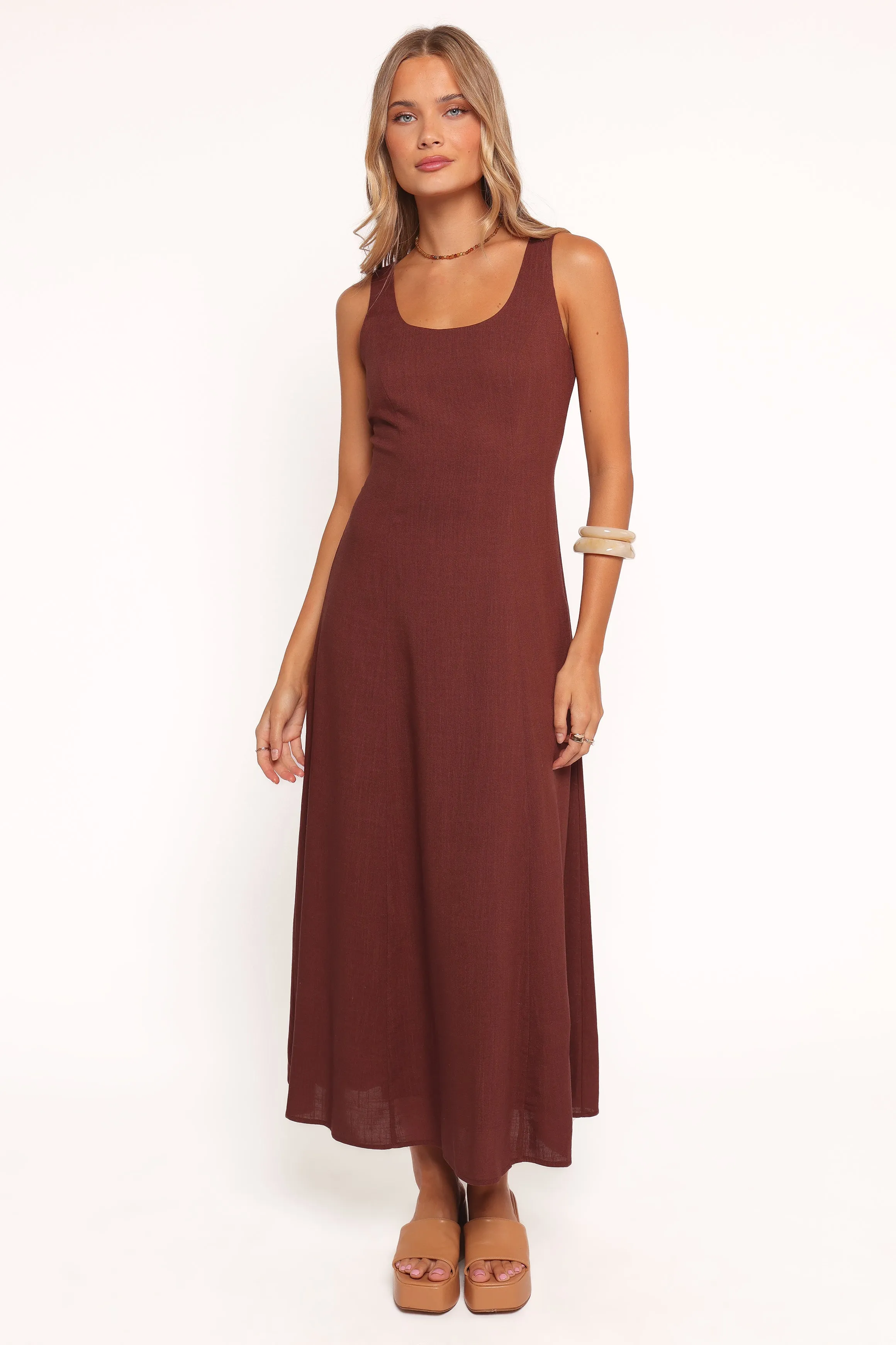 Tatum Maxi Dress - Chocolate sold by Petal & Pup product image thumbnail 2