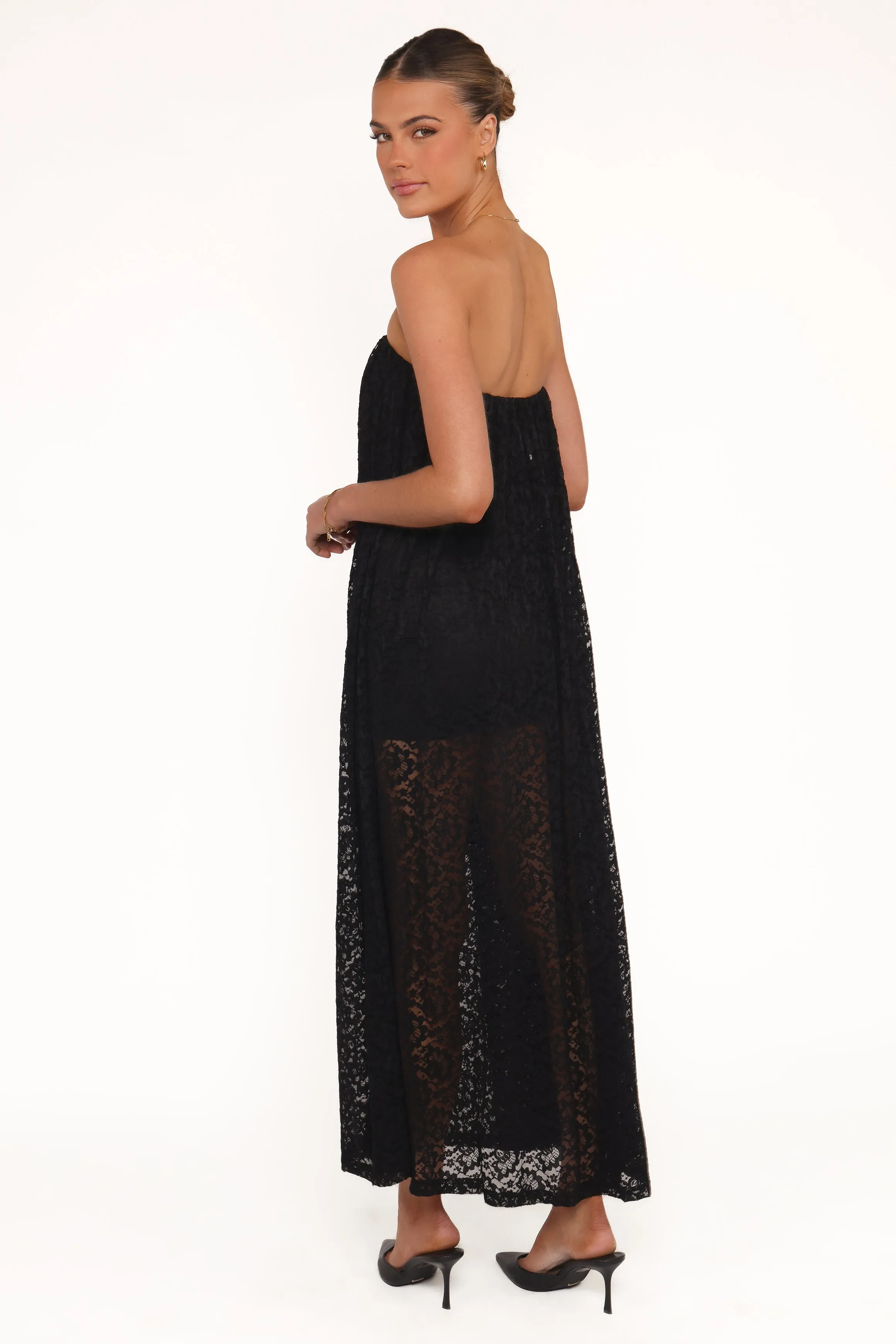 Davina Maxi Dress - Black Lace sold by Petal & Pup product image thumbnail 4