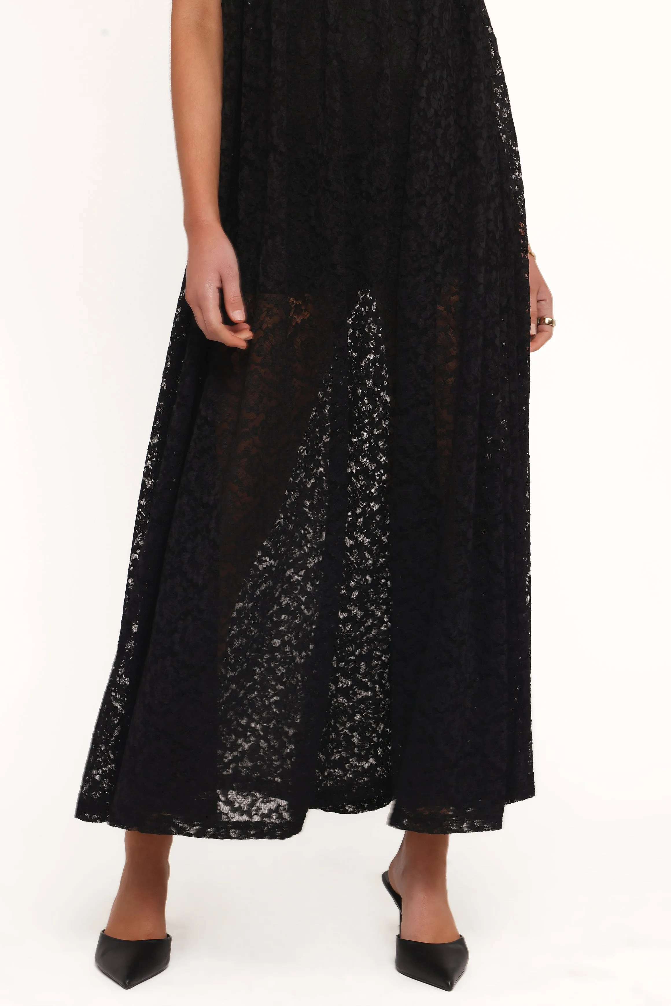 Davina Maxi Dress - Black Lace sold by Petal & Pup product image thumbnail 5