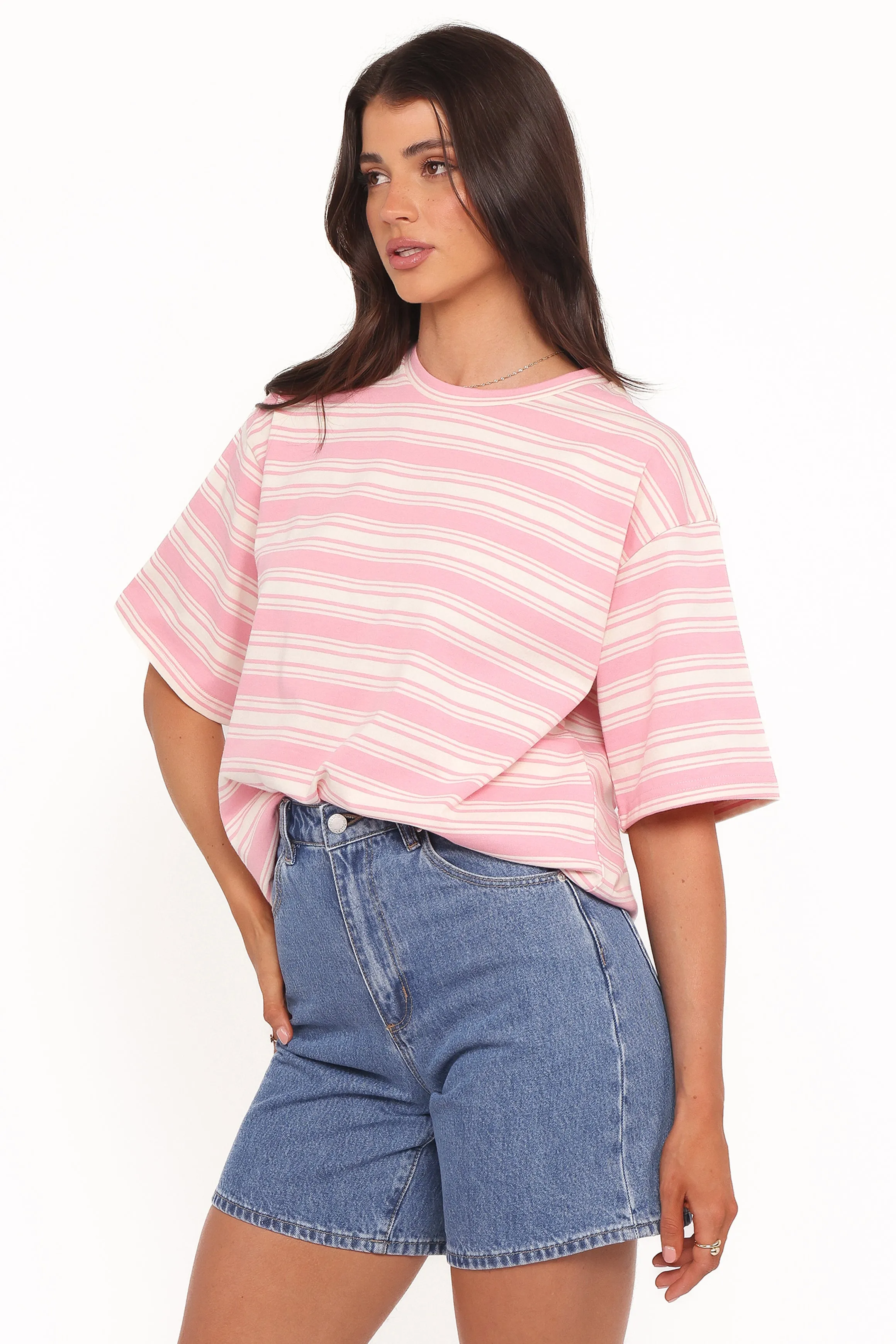 Zestora Tee - White Pink sold by Petal & Pup product image thumbnail 4