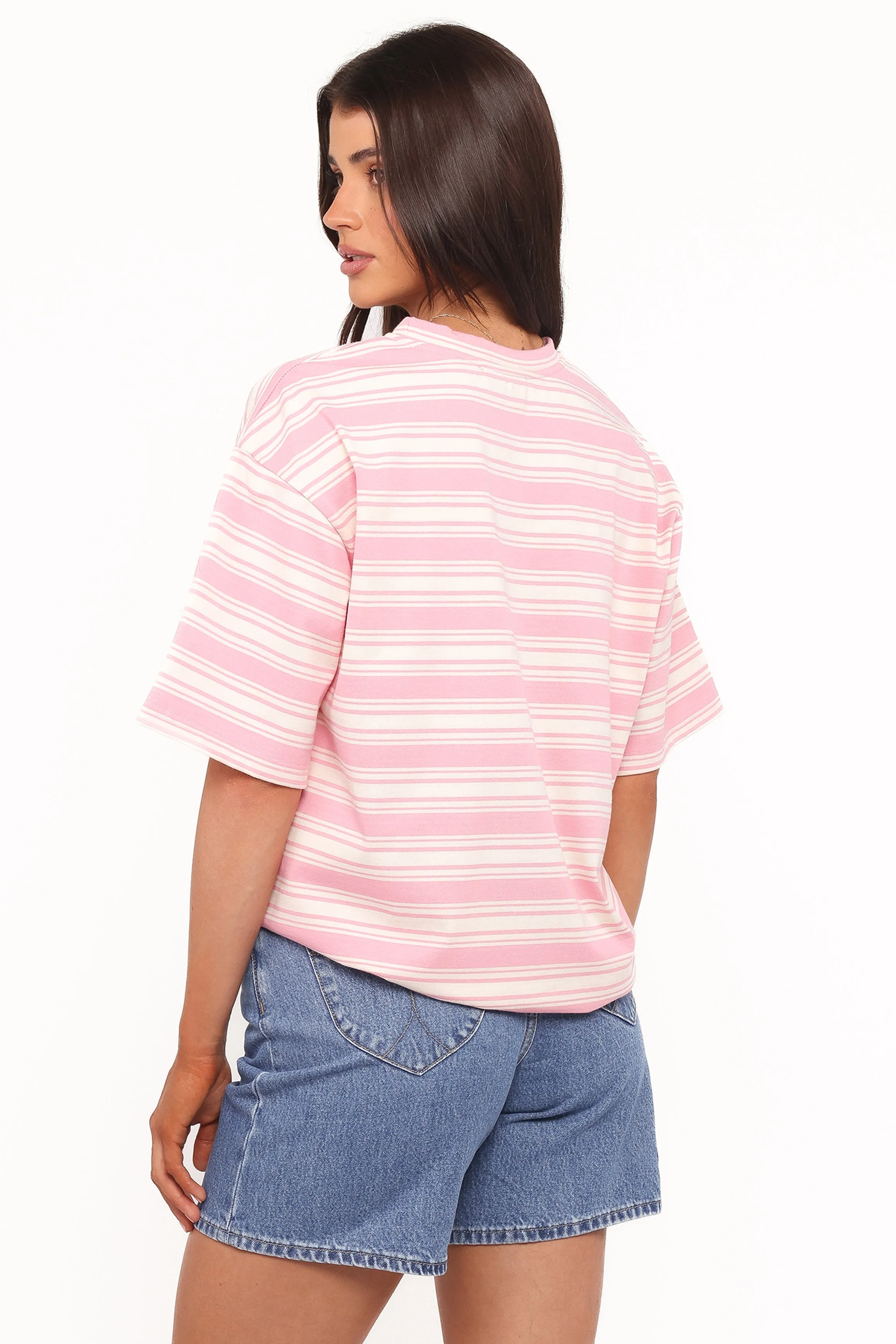 Zestora Tee - White Pink sold by Petal & Pup product image thumbnail 5