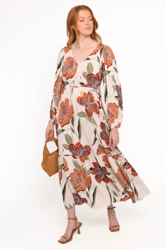 Cerwin Midi Dress - Fall Floral sold by Petal & Pup