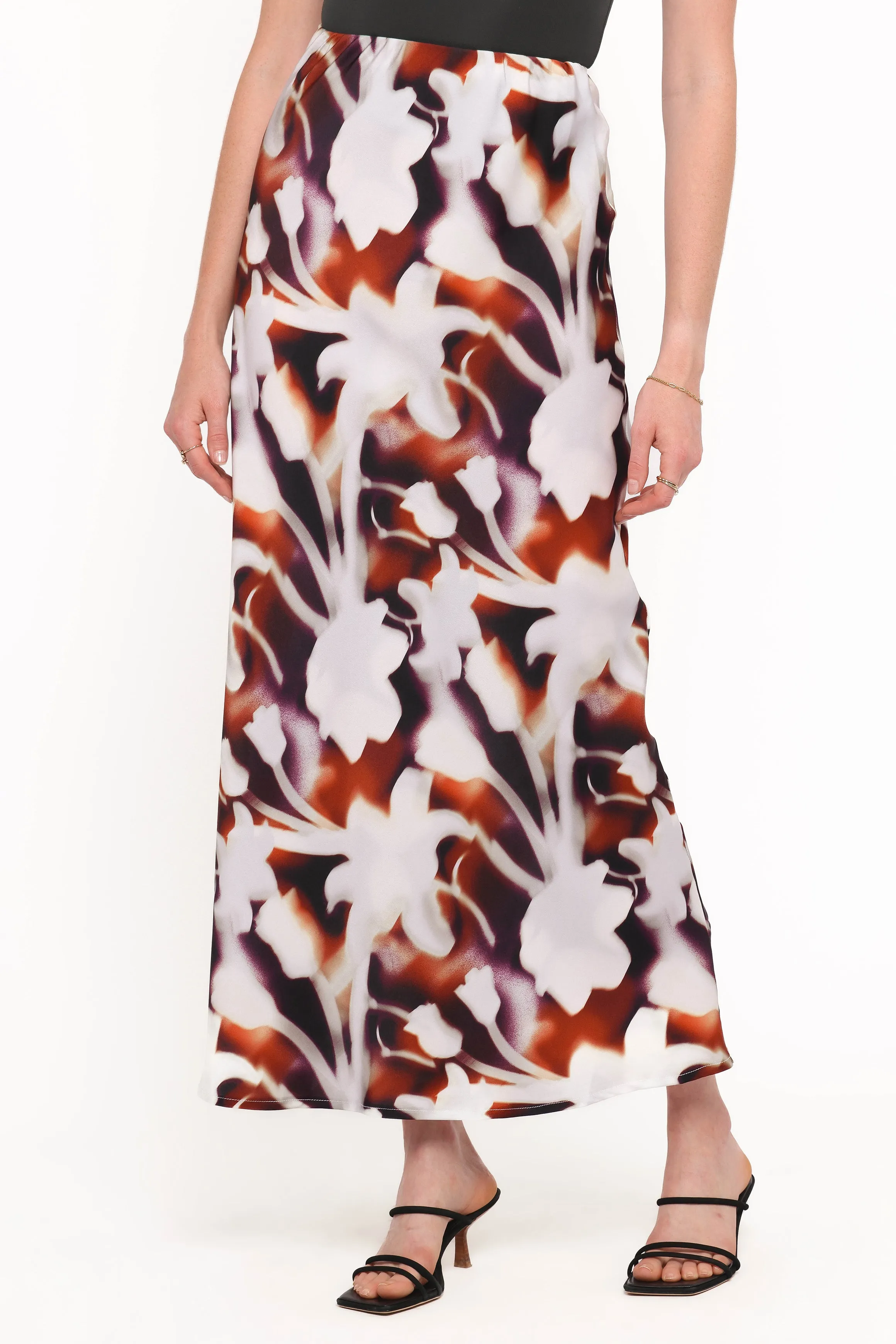 Cheryl Maxi Skirt - Blurred Floral sold by Petal & Pup product image thumbnail 2