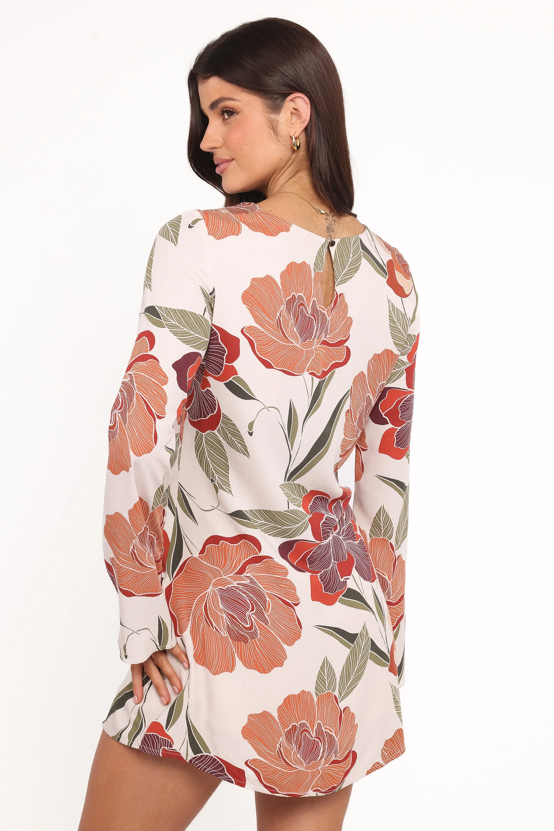 Elanira Mini Dress - Fall Floral sold by Petal & Pup product image thumbnail 4
