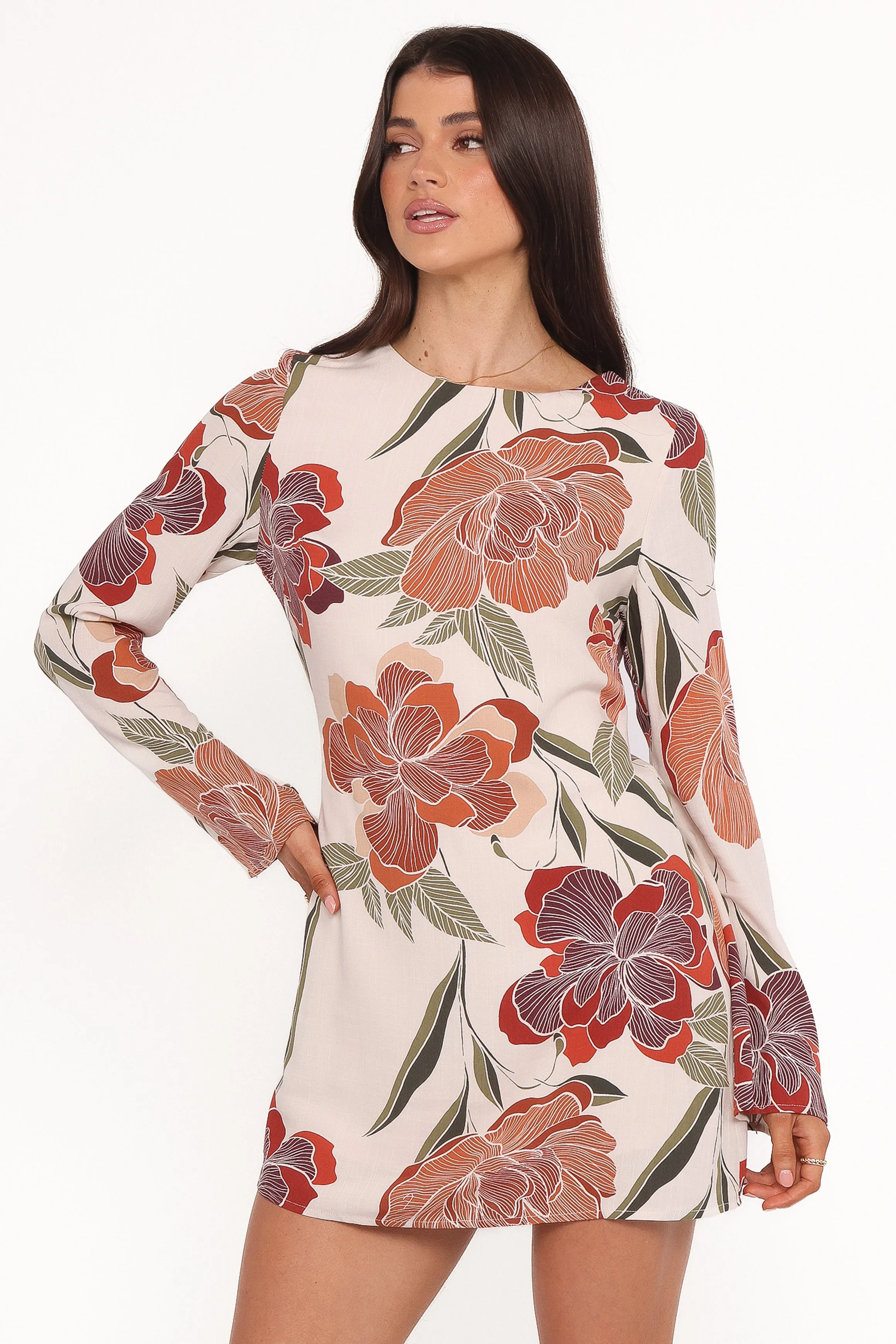 Elanira Mini Dress - Fall Floral sold by Petal & Pup product image thumbnail 3