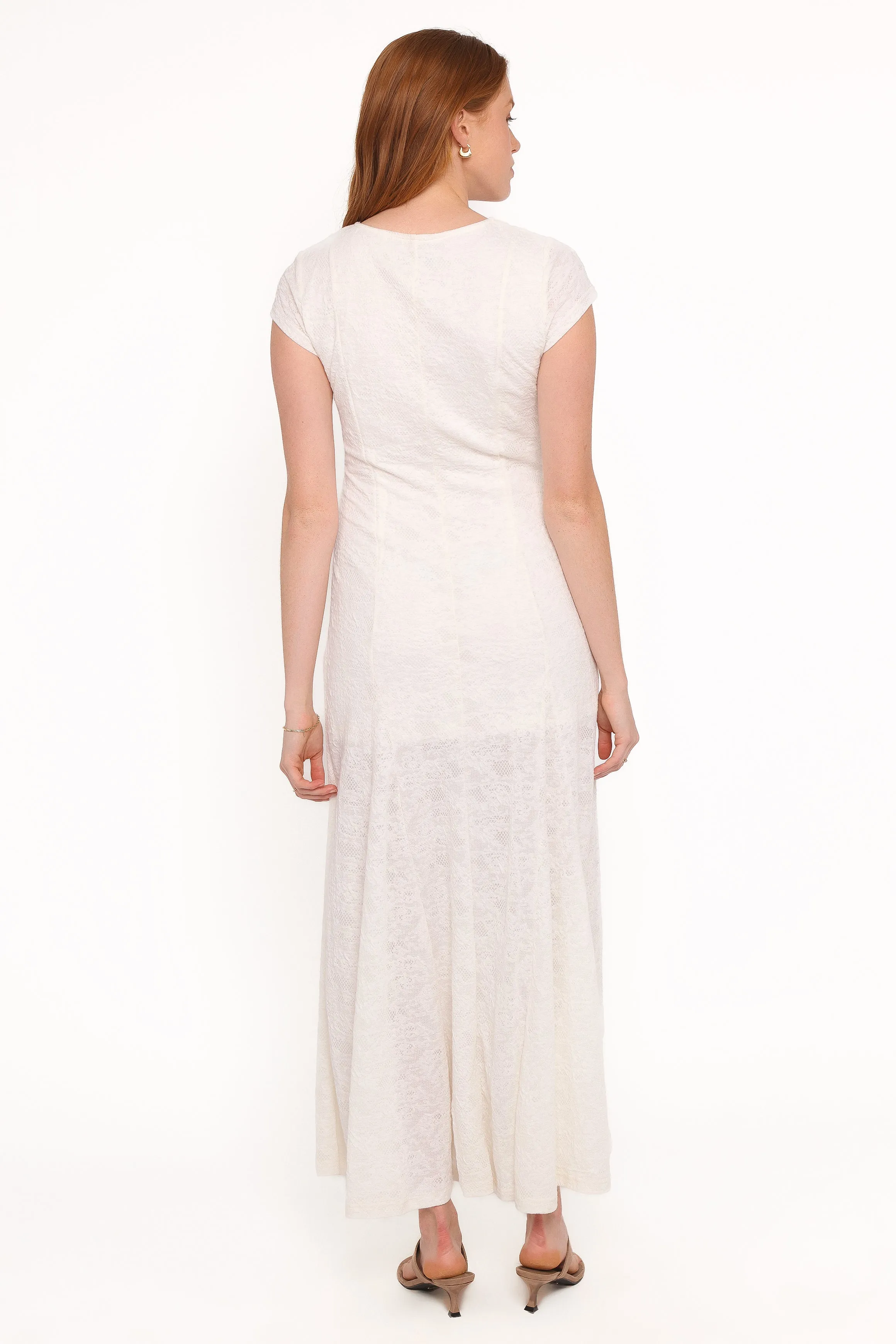 Constance Lace Maxi Dress - White sold by Petal & Pup product image thumbnail 4