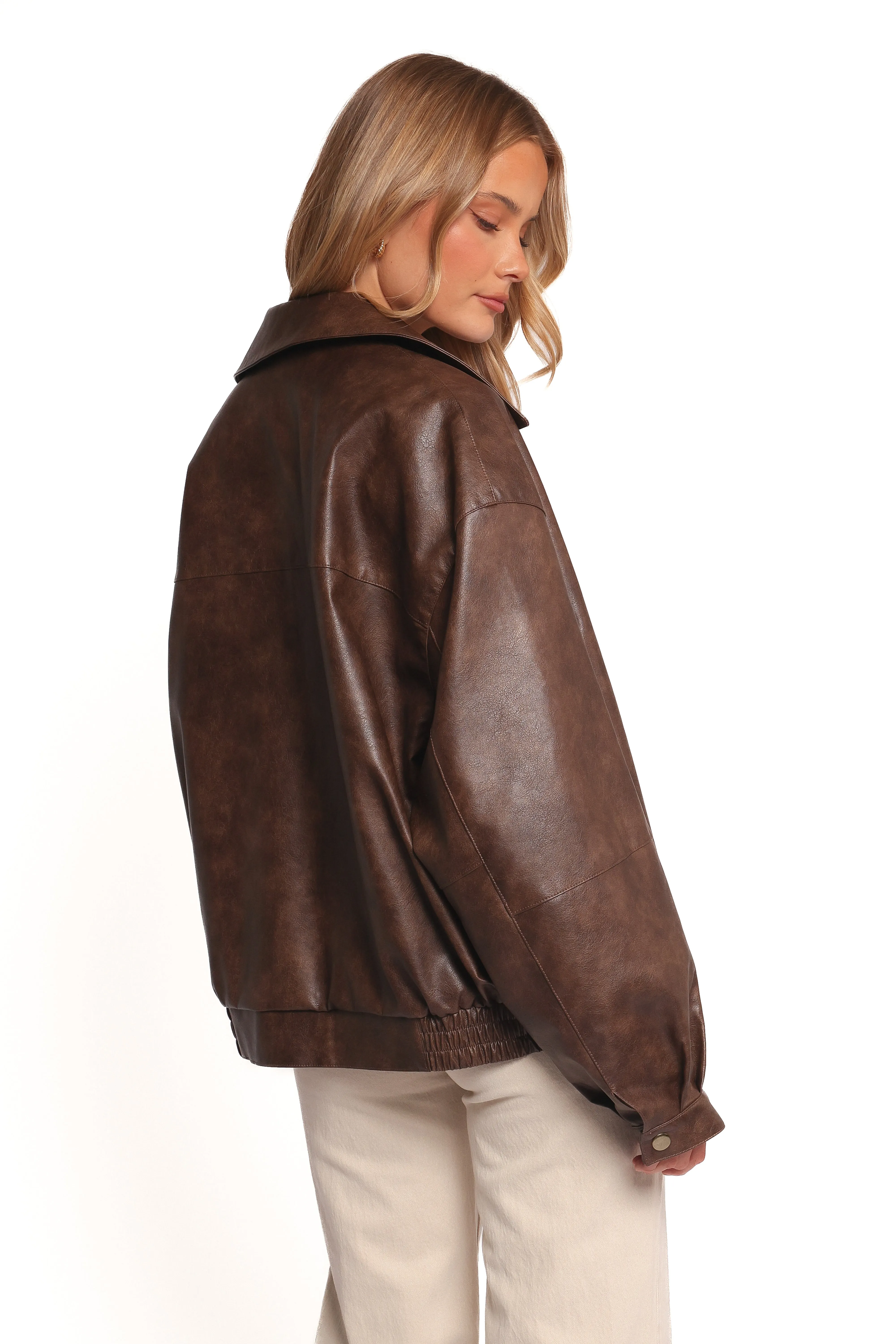 Zoe Bomber Jacket - Brown sold by Petal & Pup product image thumbnail 4