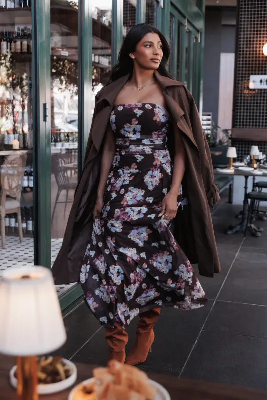 Calypso Maxi Dress - Purple Floral sold by Petal & Pup