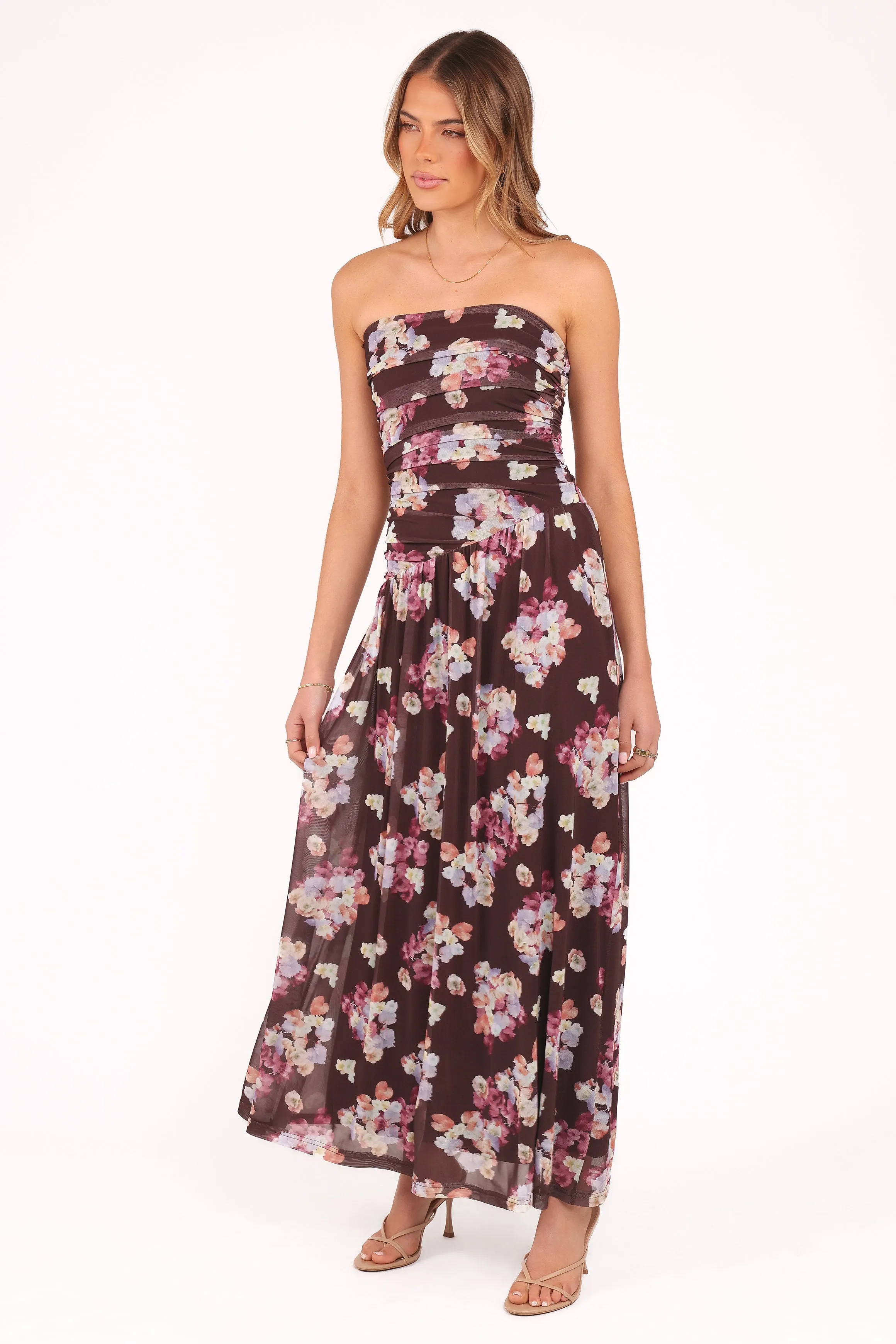 Calypso Maxi Dress - Purple Floral sold by Petal & Pup product image thumbnail 4