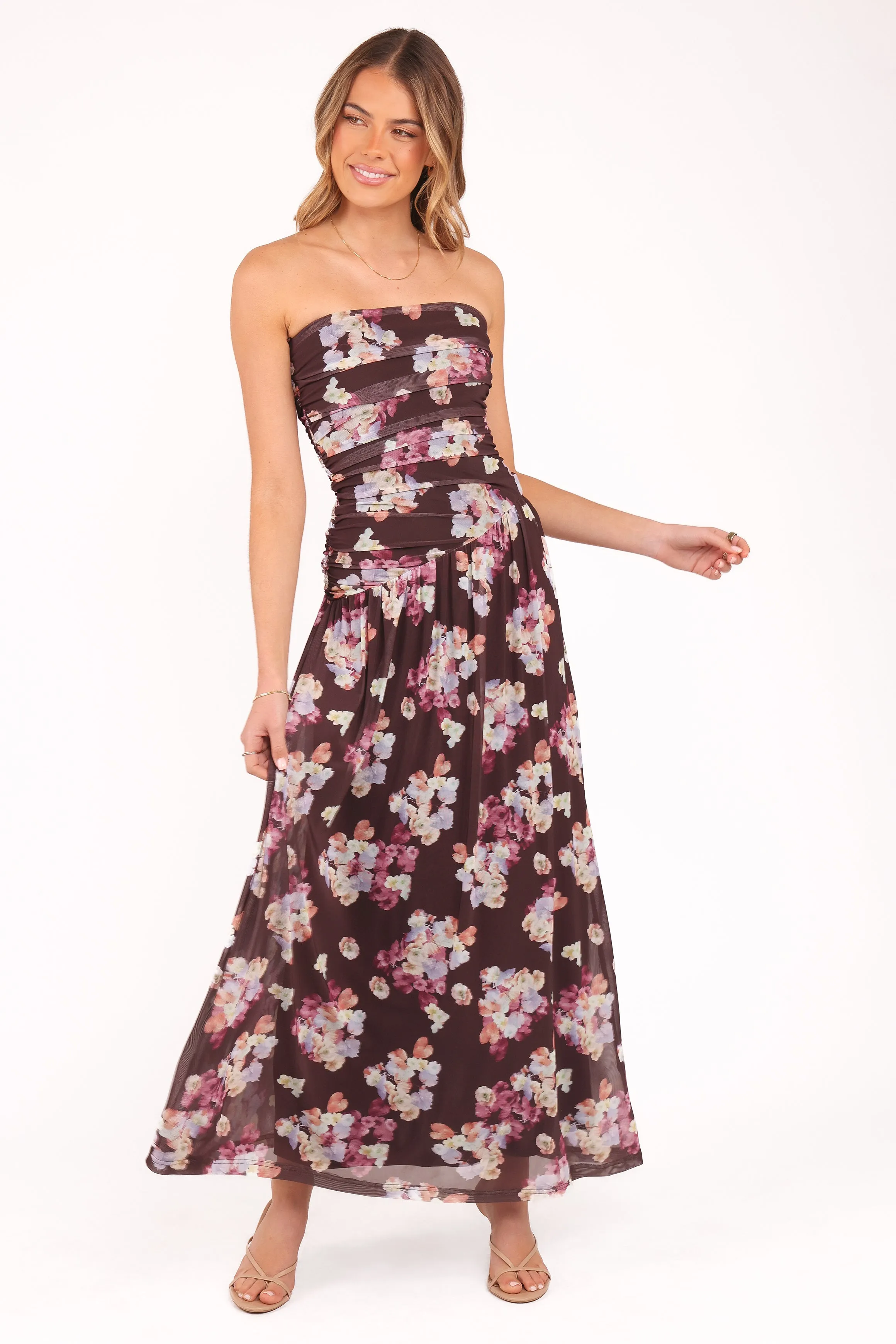Calypso Maxi Dress - Purple Floral sold by Petal & Pup product image thumbnail 2