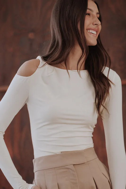 Darma Long Sleeve Top - Pale Yellow sold by Petal & Pup