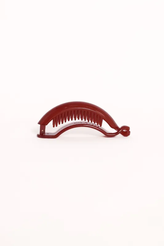 Alegra Hair Clip - Brown sold by Petal & Pup