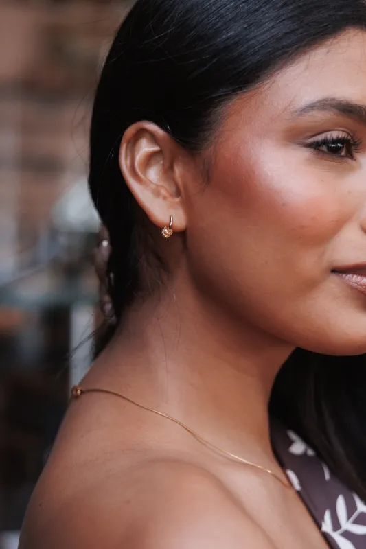 Melanie Earrings - Gold sold by Petal & Pup