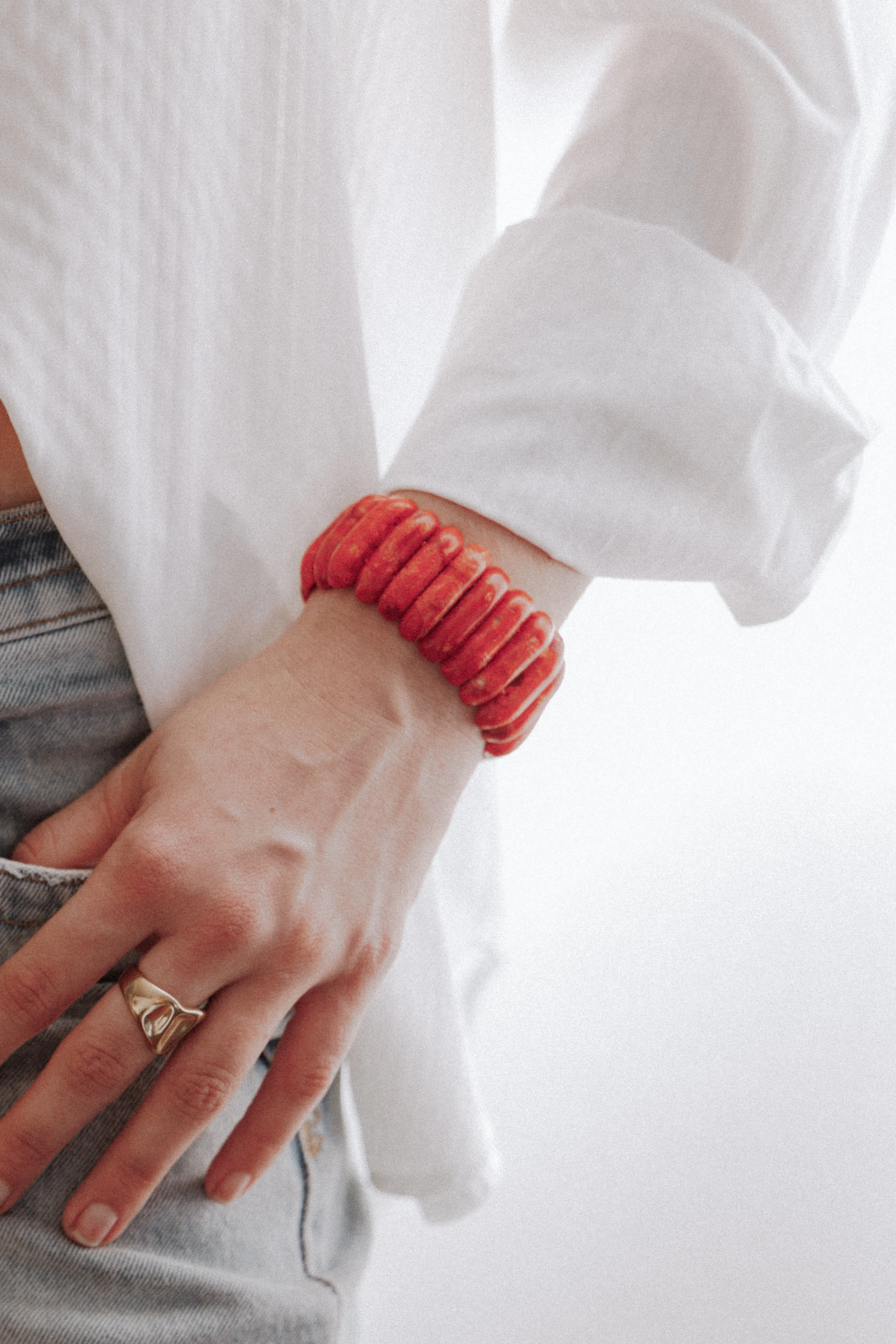 Anya Bracelet - Red sold by Petal & Pup product image thumbnail 4