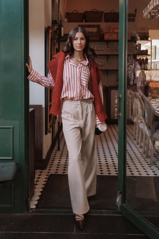 Ana Pants - Beige sold by Petal & Pup