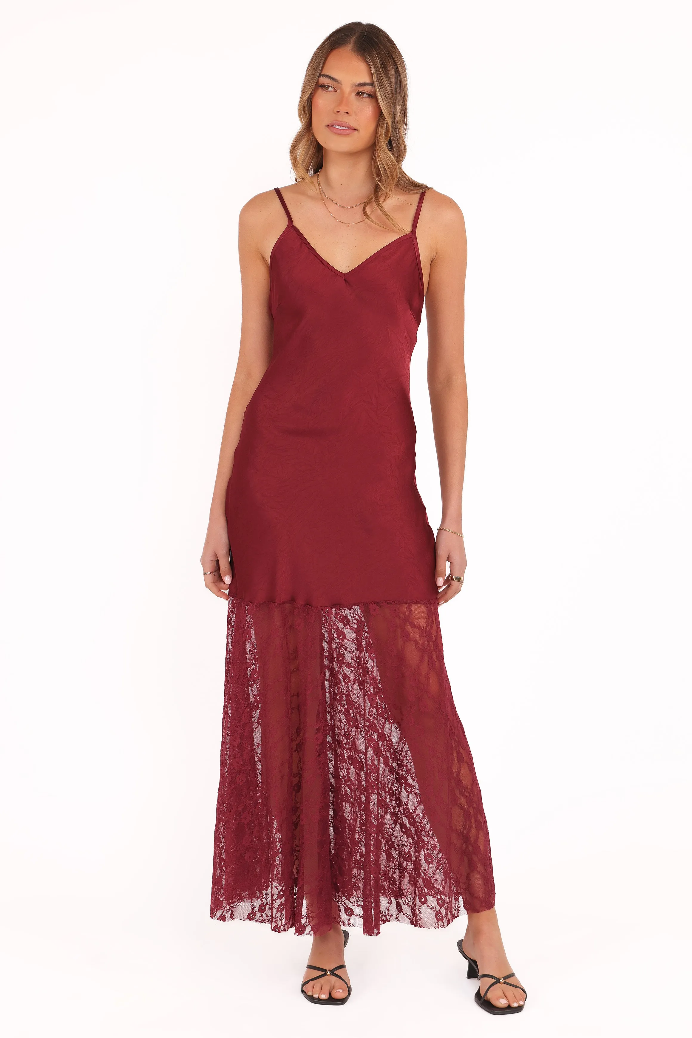 Elowyn Maxi Dress - Cherry sold by Petal & Pup product image thumbnail 2