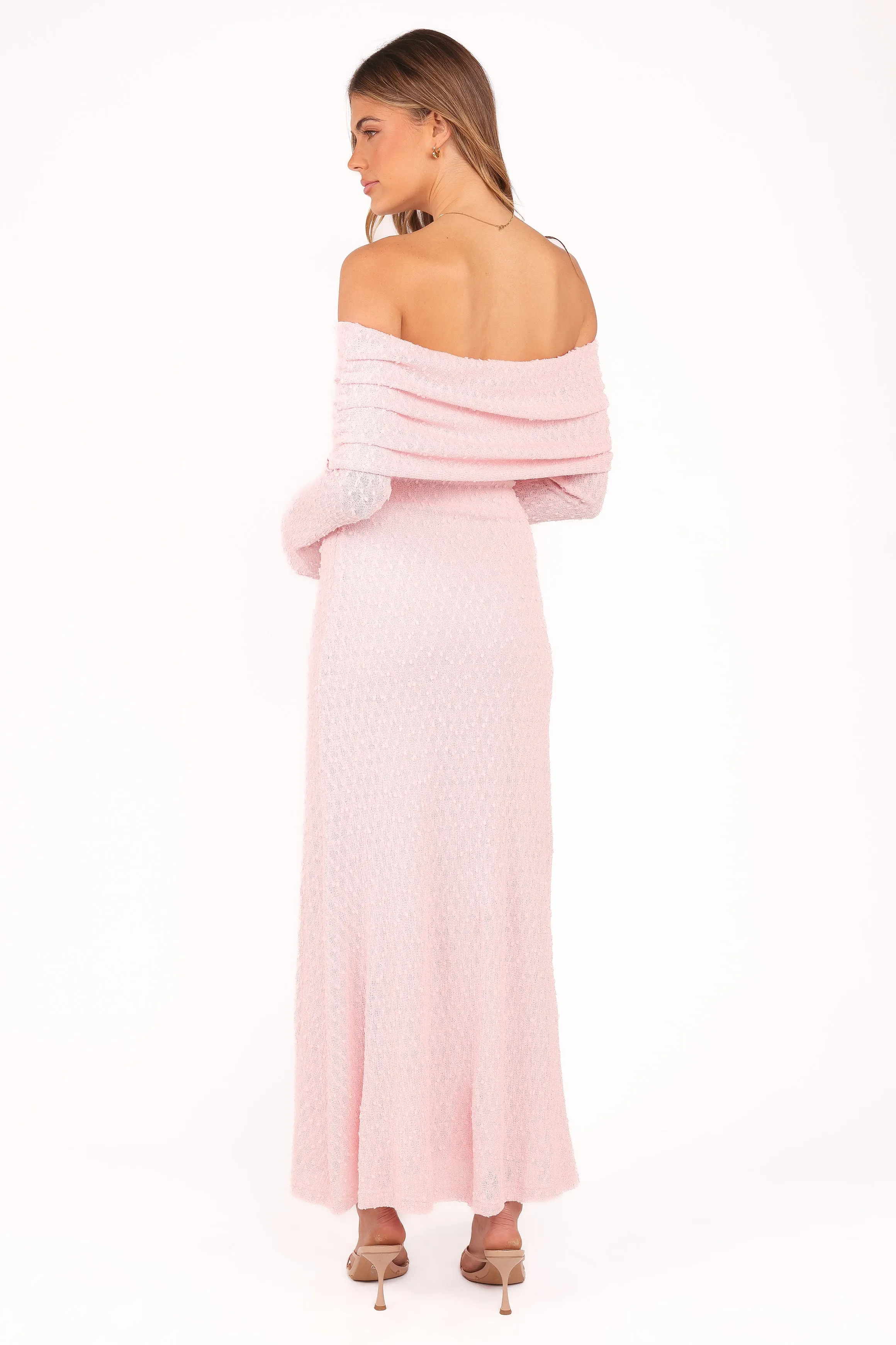 Wilma Off Shoulder Dress - Pink sold by Petal & Pup product image thumbnail 5