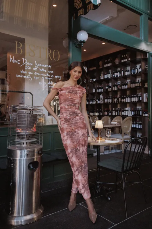 Bloise Maxi Skirt - Blurred Botanics sold by Petal & Pup