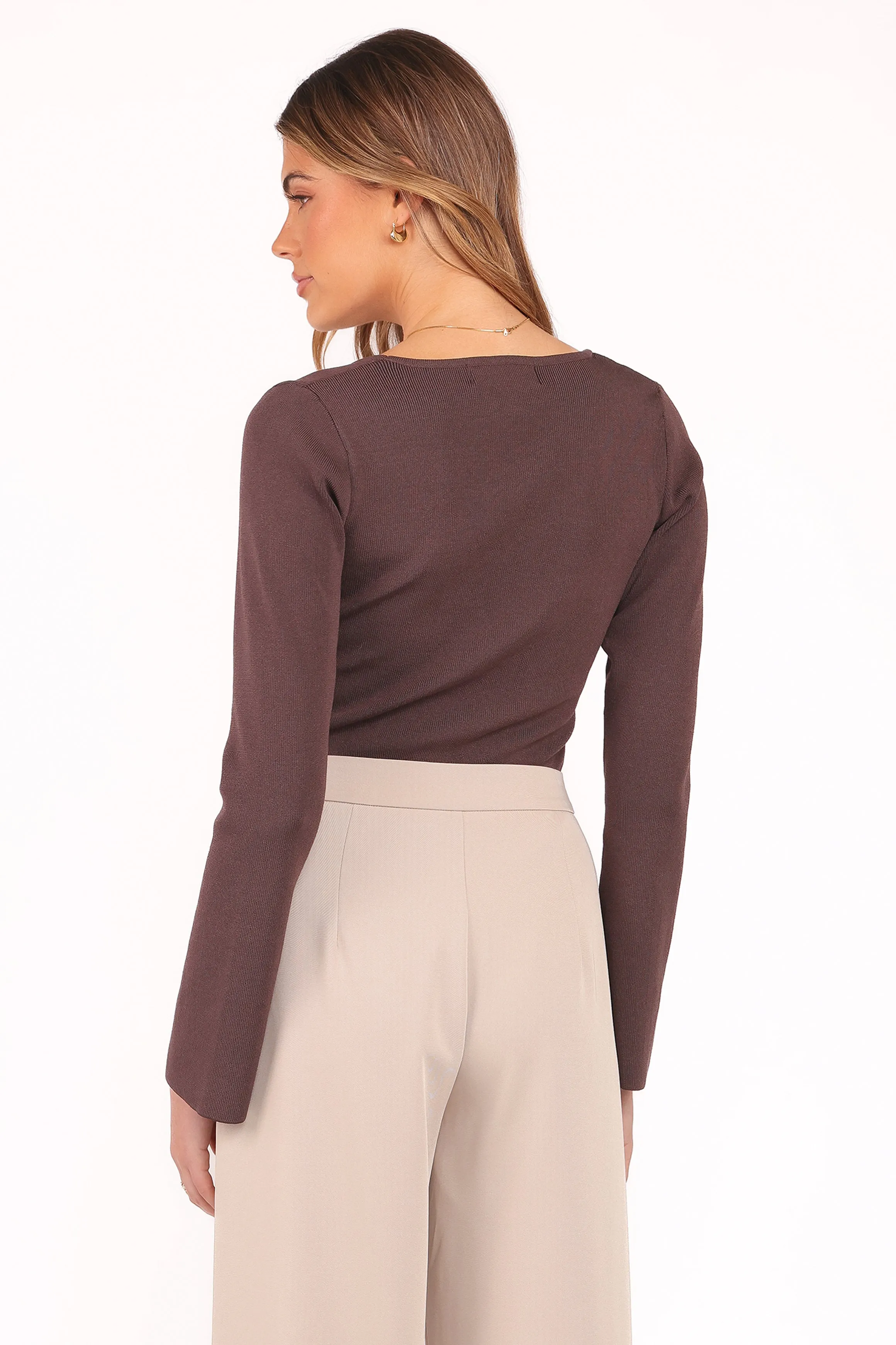 Trinity Long Sleeve Top - Chocolate Brown sold by Petal & Pup product image thumbnail 5