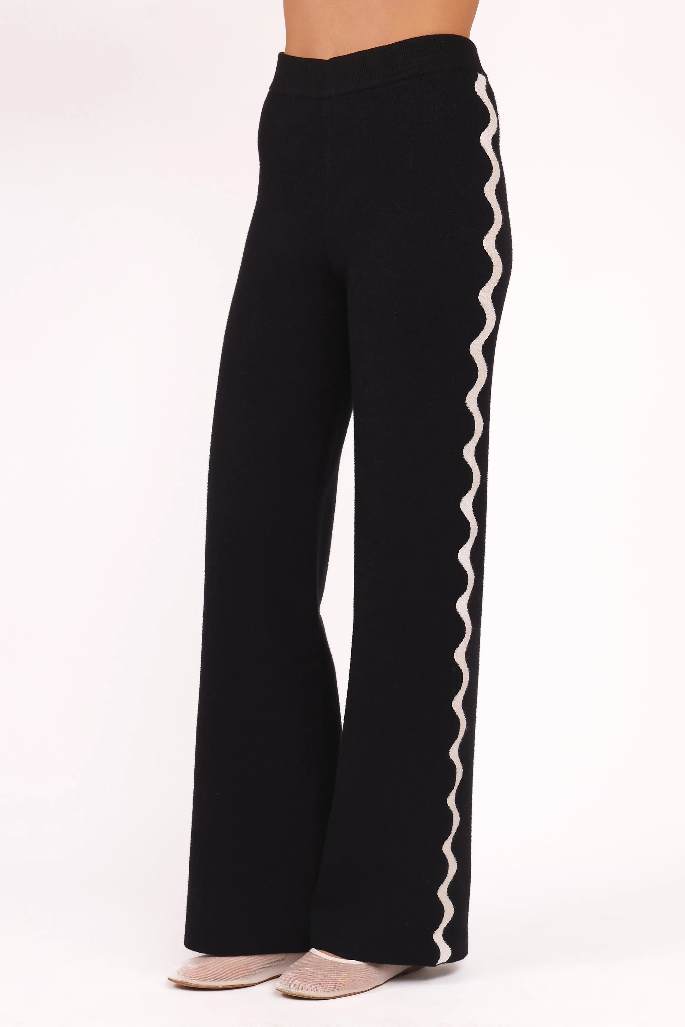 Vespa Knitted Pant - Black White sold by Petal & Pup product image thumbnail 3