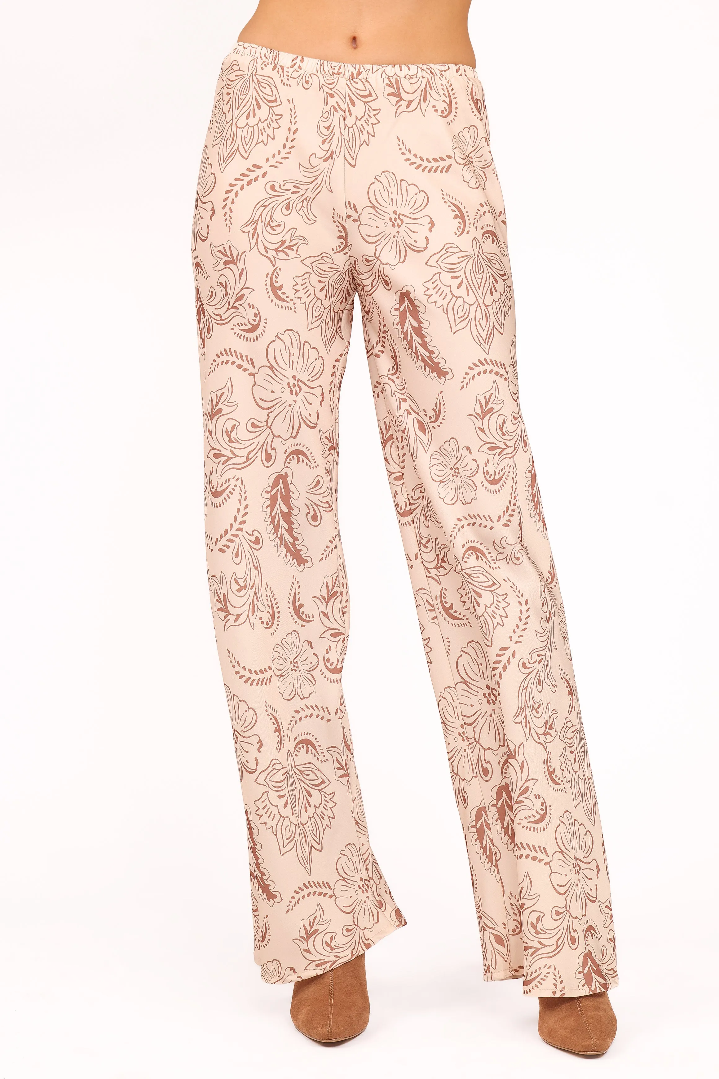 Rosalie Satin Pant - Brown Paisley sold by Petal & Pup product image thumbnail 3