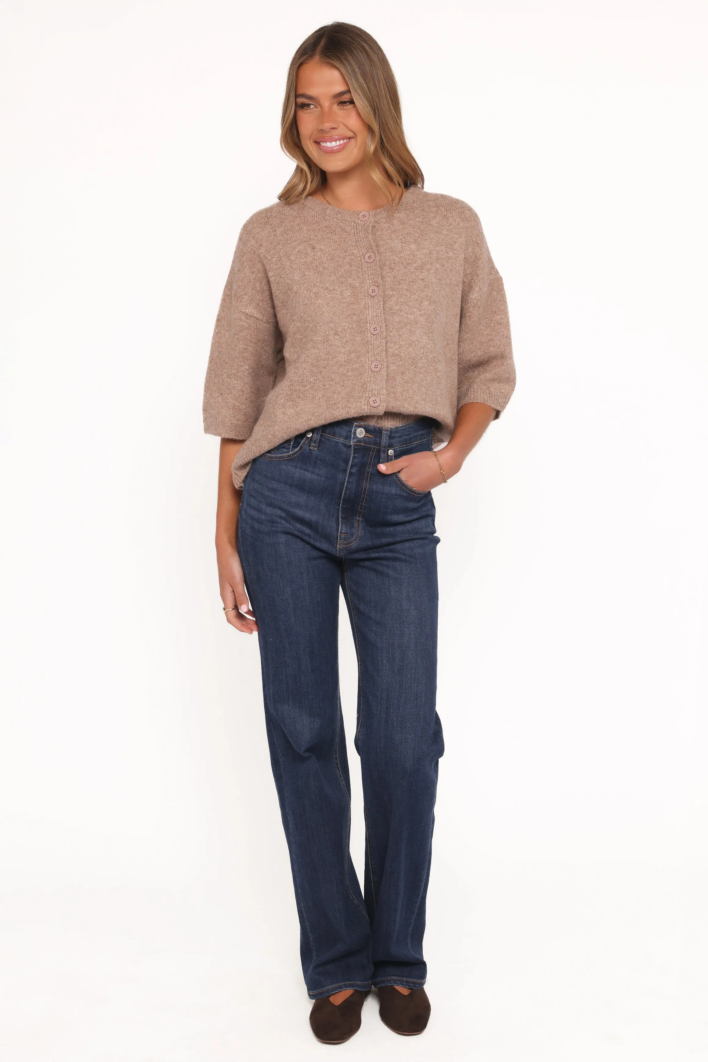 Lilith Knit Top - Mocha sold by Petal & Pup product image thumbnail 5