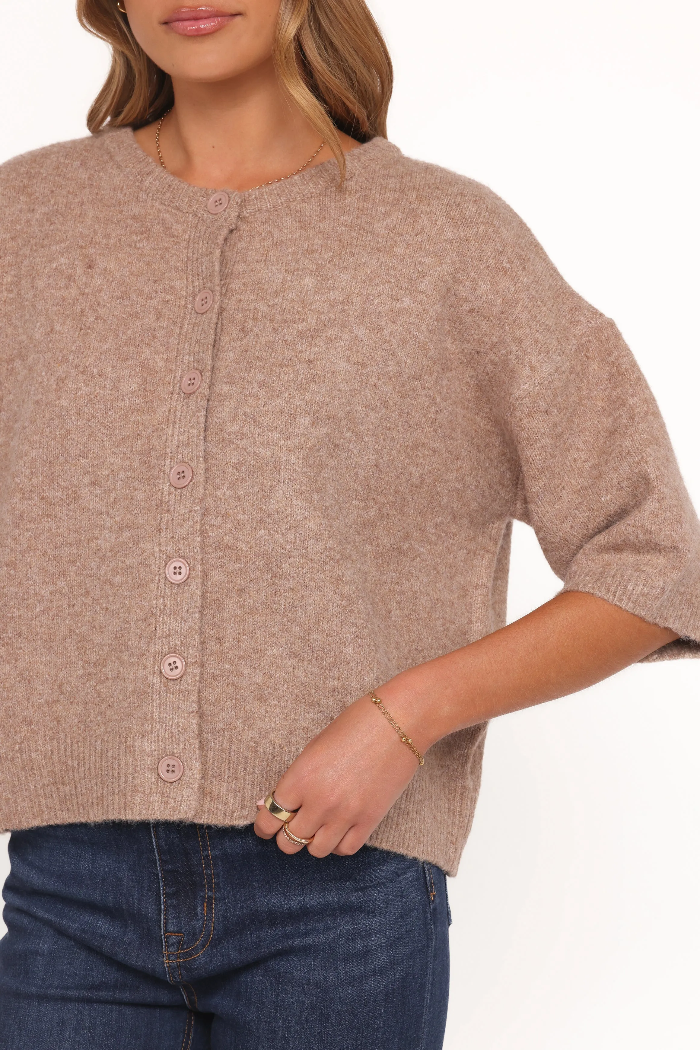 Lilith Knit Top - Mocha sold by Petal & Pup product image thumbnail 2