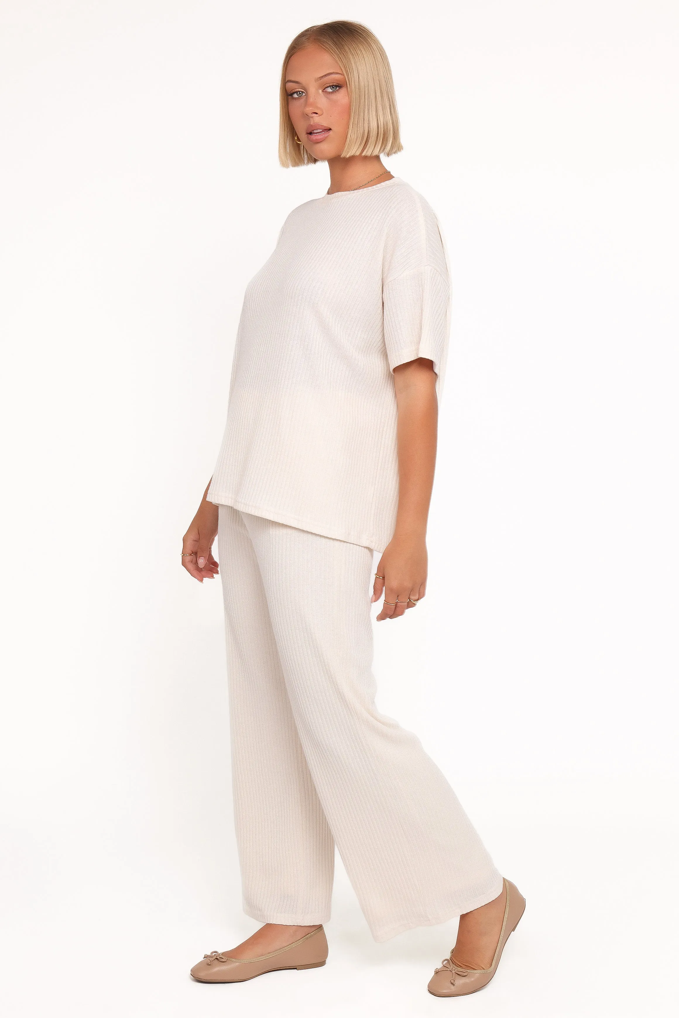 Granger Knit Pant Set - Cream sold by Petal & Pup product image thumbnail 3