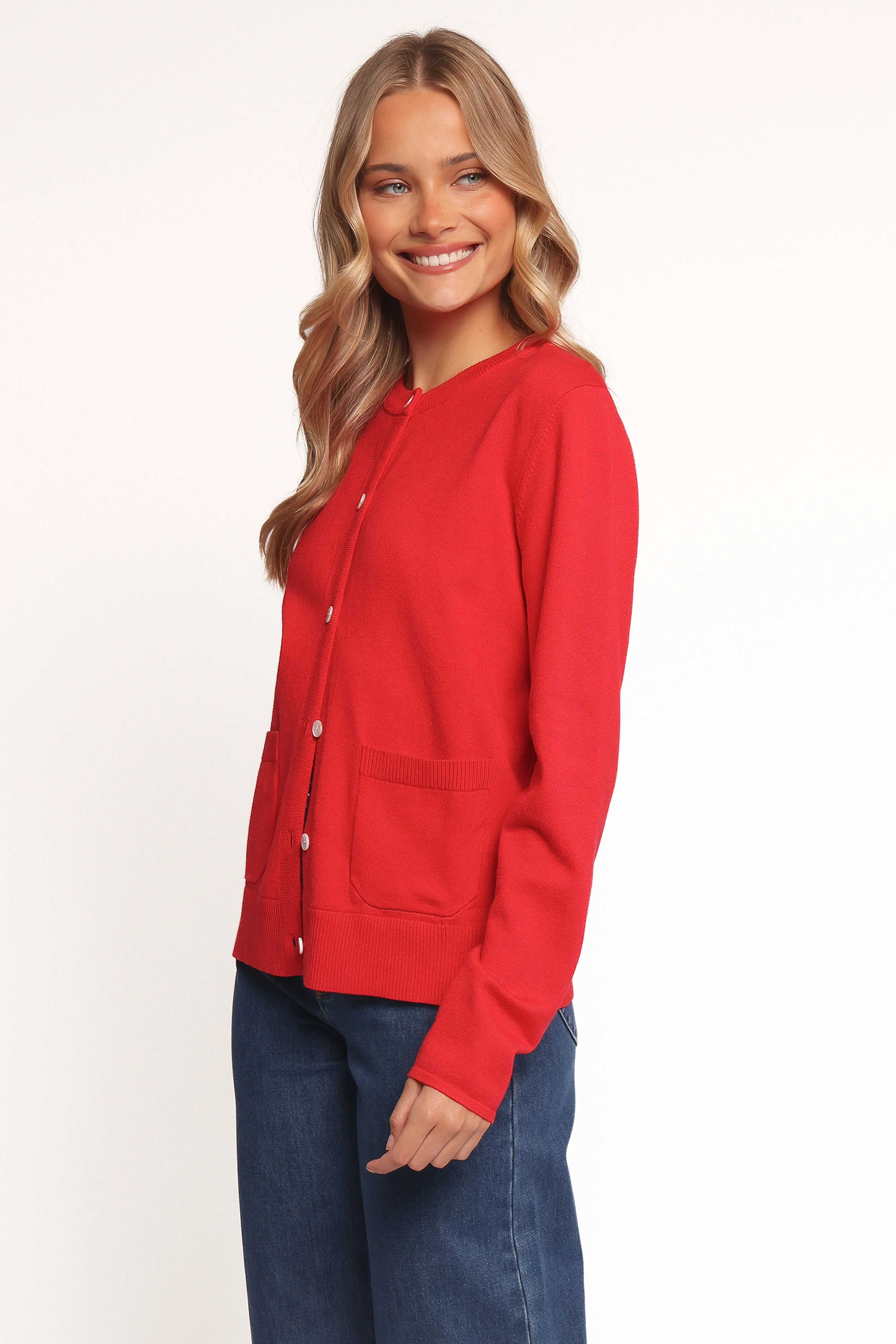 Abner Cardigan - Red sold by Petal & Pup product image thumbnail 4