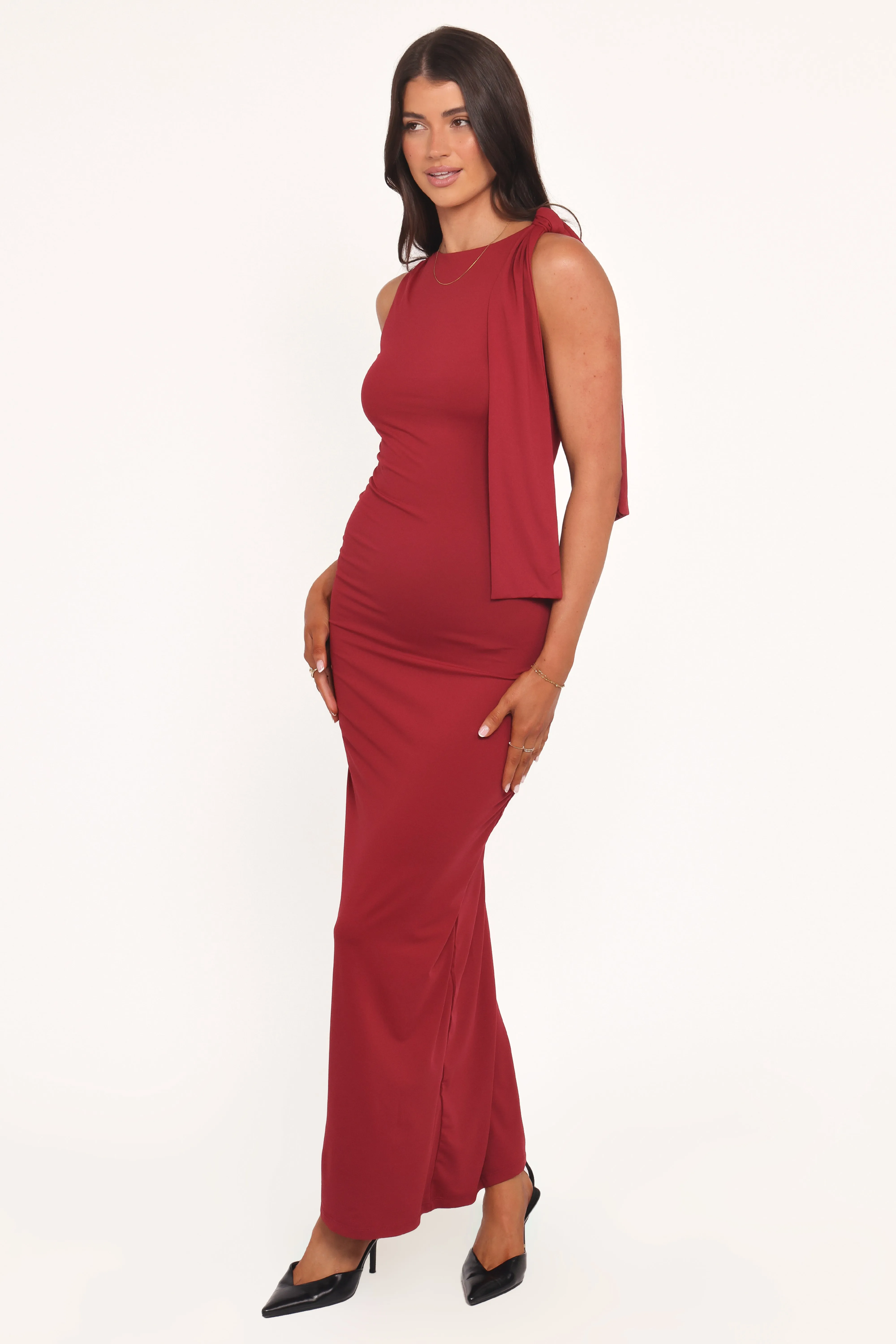 Jimina Maxi Dress - Berry sold by Petal & Pup product image thumbnail 3