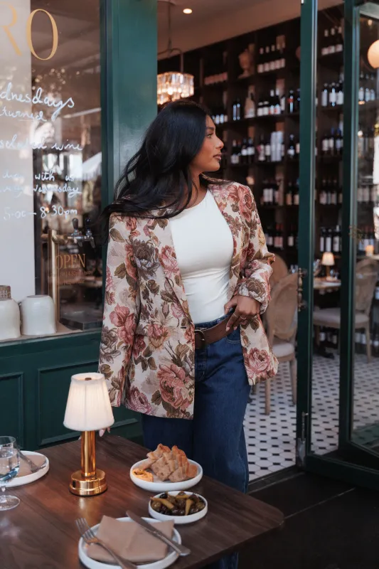 Dawn Oversized Blazer - Floral sold by Petal & Pup