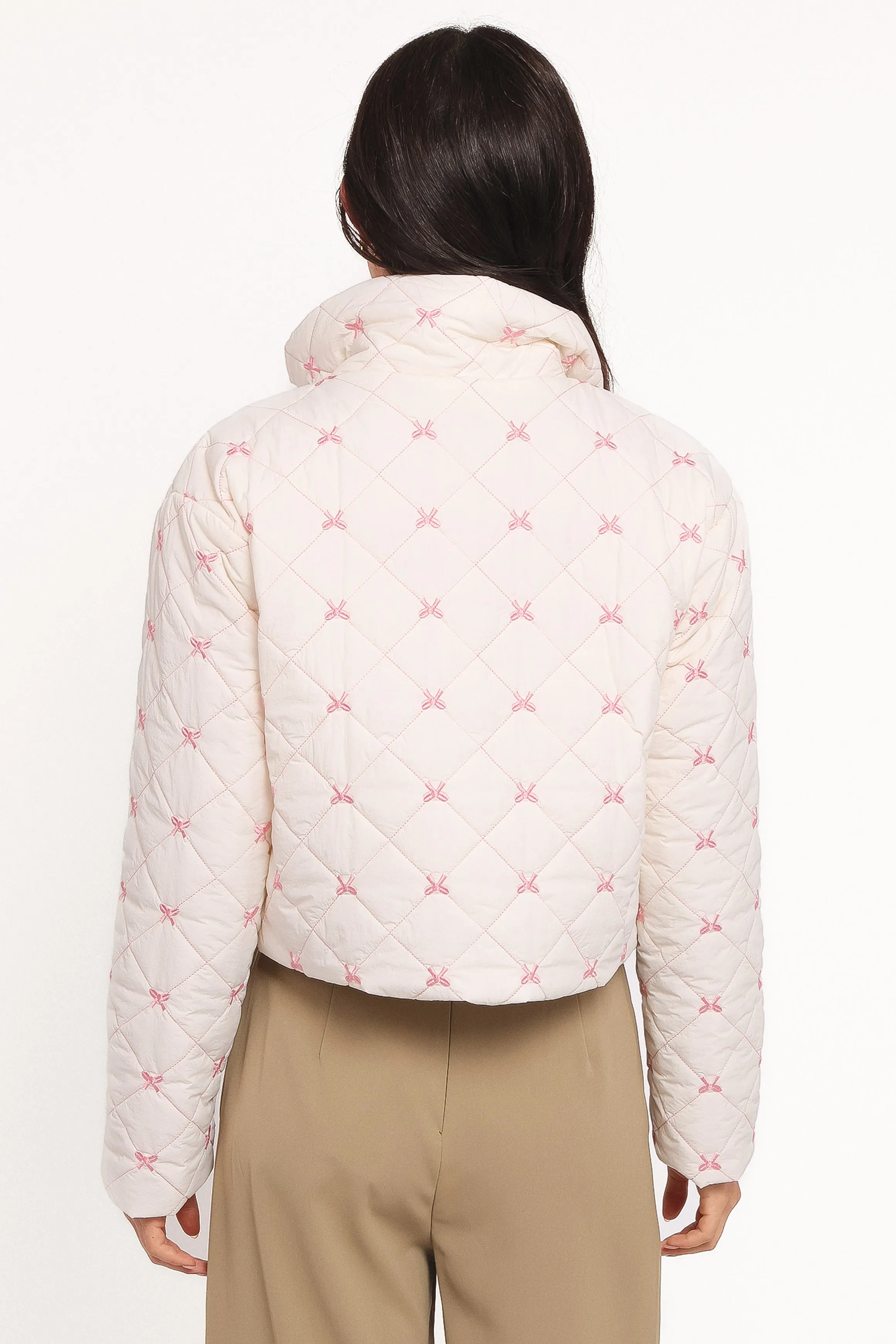 Adi Quilted Jacket - Pink Bow sold by Petal & Pup product image thumbnail 5
