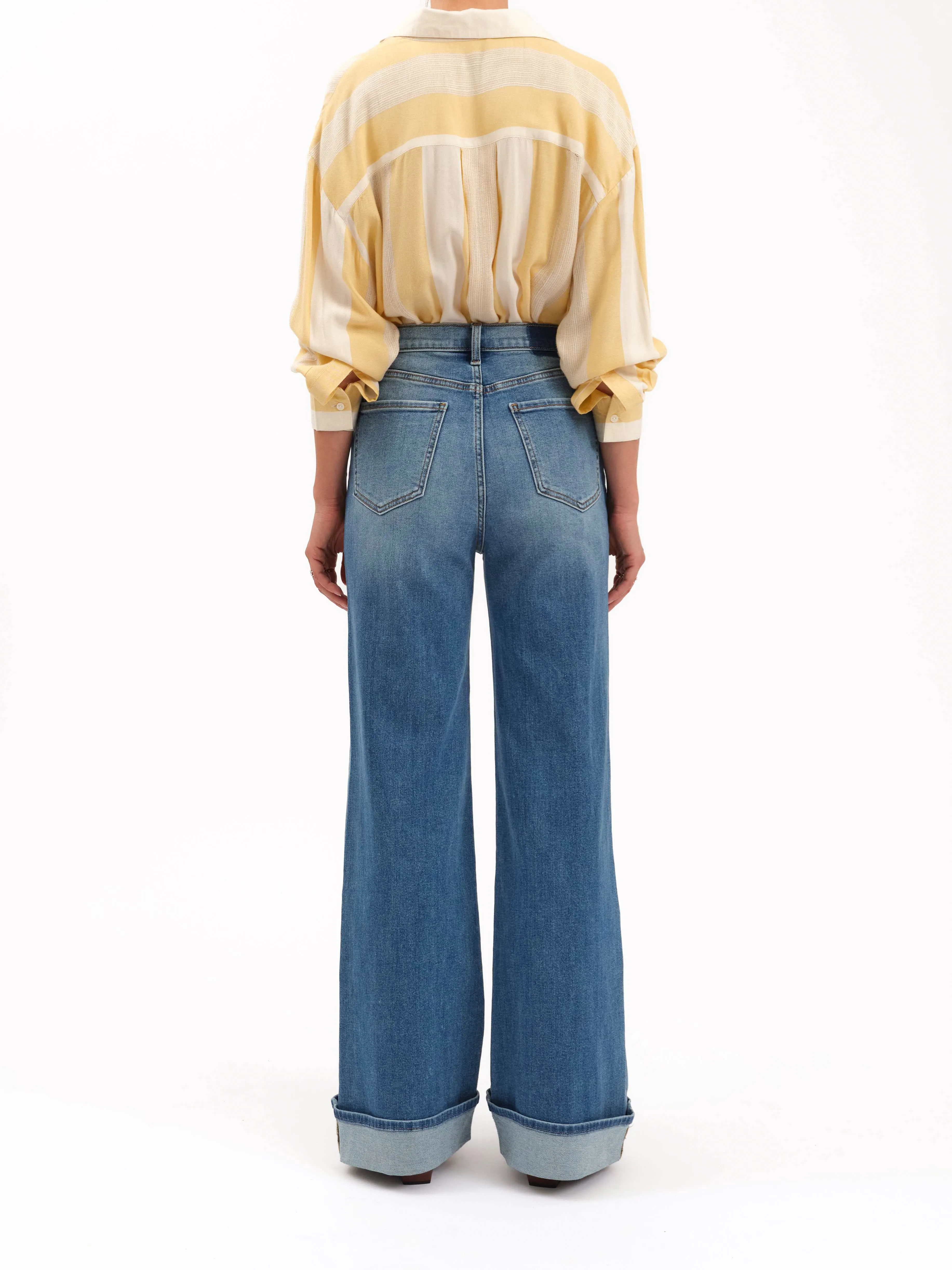 Far Out Wide Leg Jean - Big Break sold by Petal & Pup product image thumbnail 4