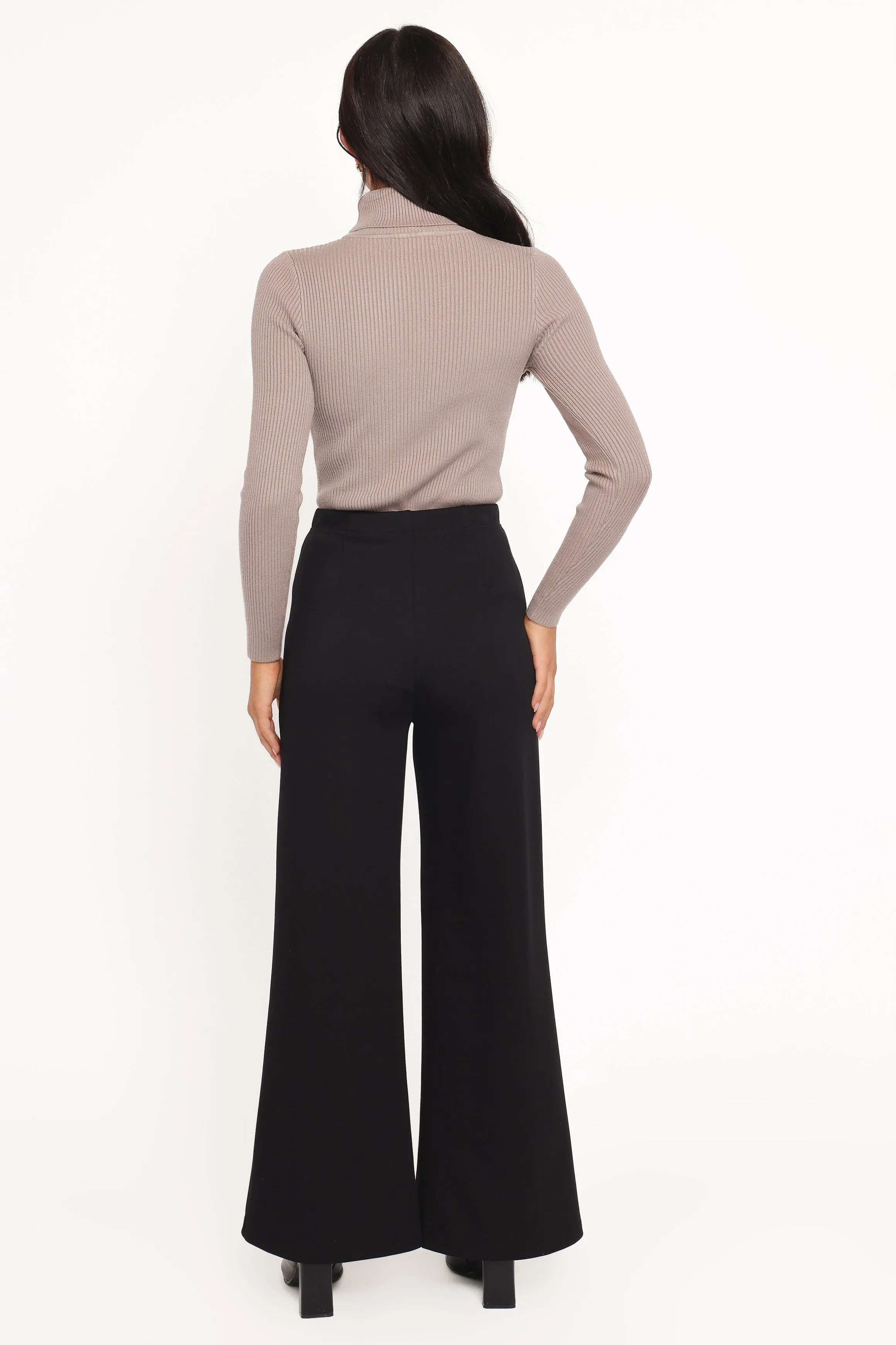 Jade Wide Leg Pant - Black sold by Petal & Pup product image thumbnail 4