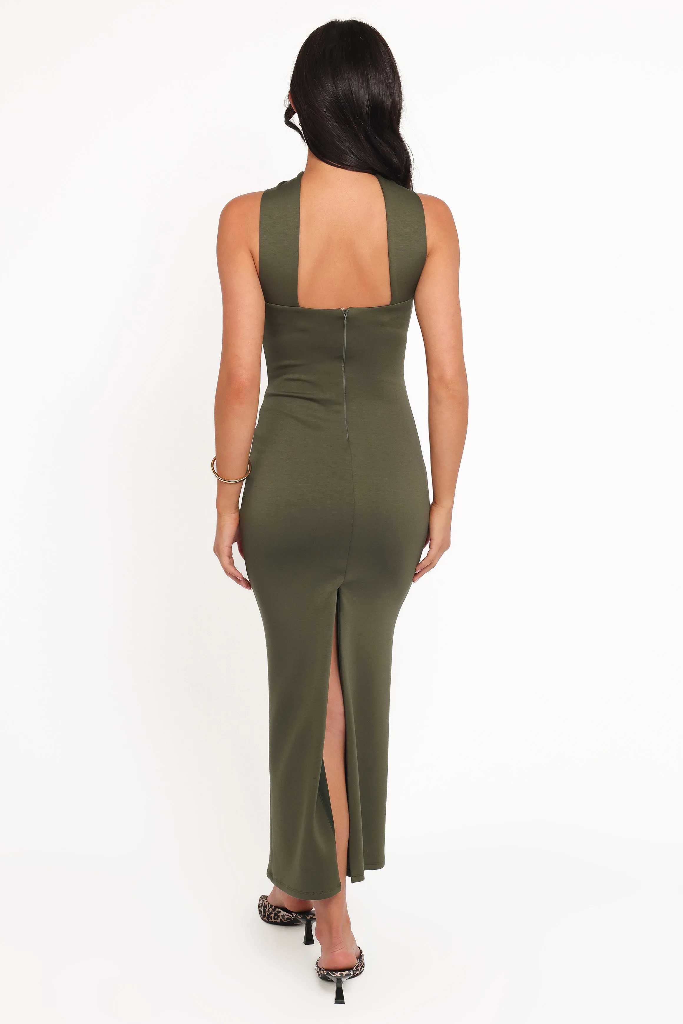 Regan Midi Dress - Olive sold by Petal & Pup product image thumbnail 4