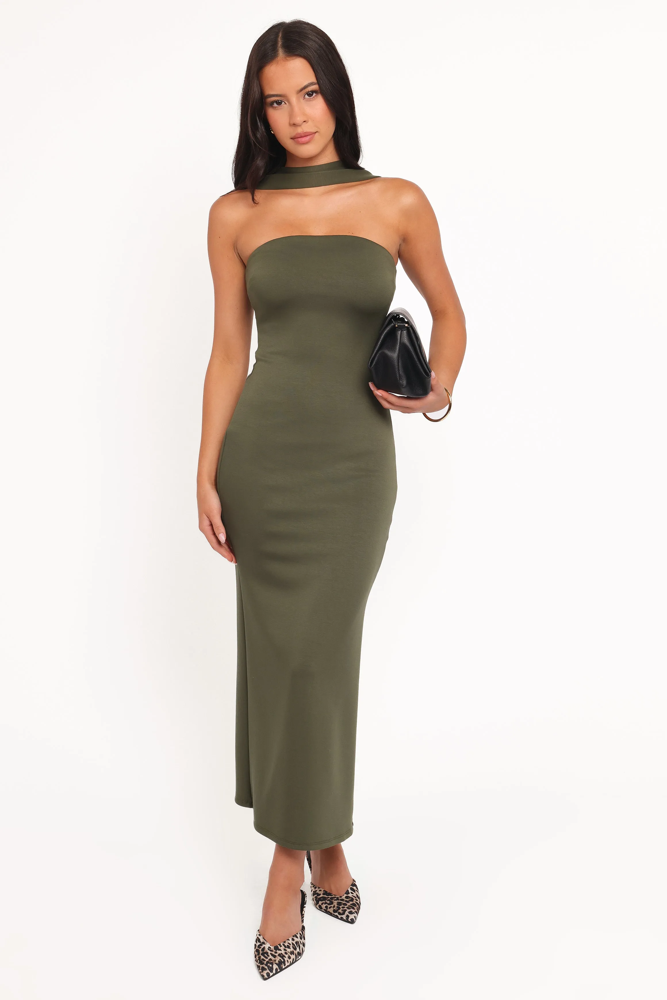 Regan Midi Dress - Olive sold by Petal & Pup product image thumbnail 2