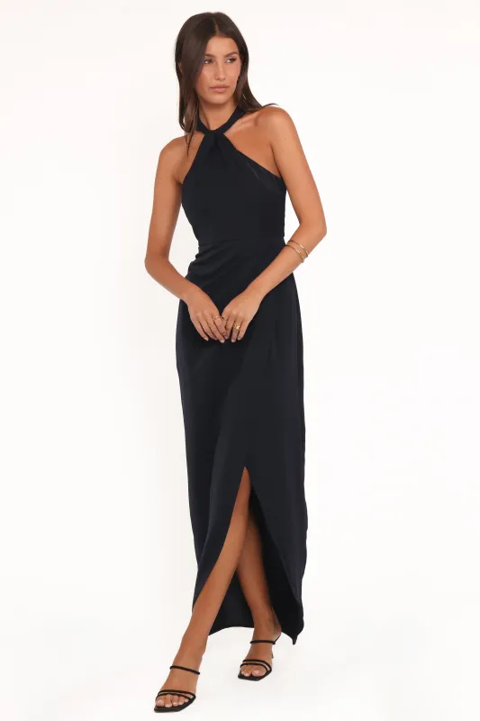 Rory Midi Dress - Navy sold by Petal & Pup