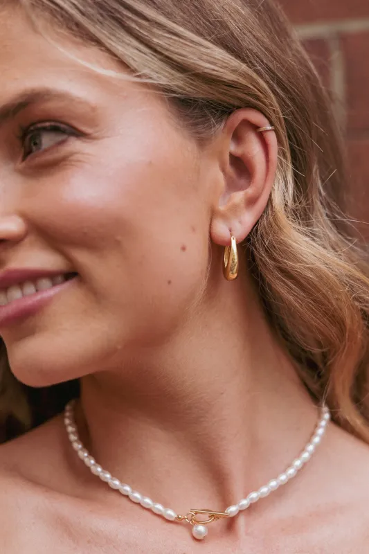 Rhiannon Earrings - Gold sold by Petal & Pup