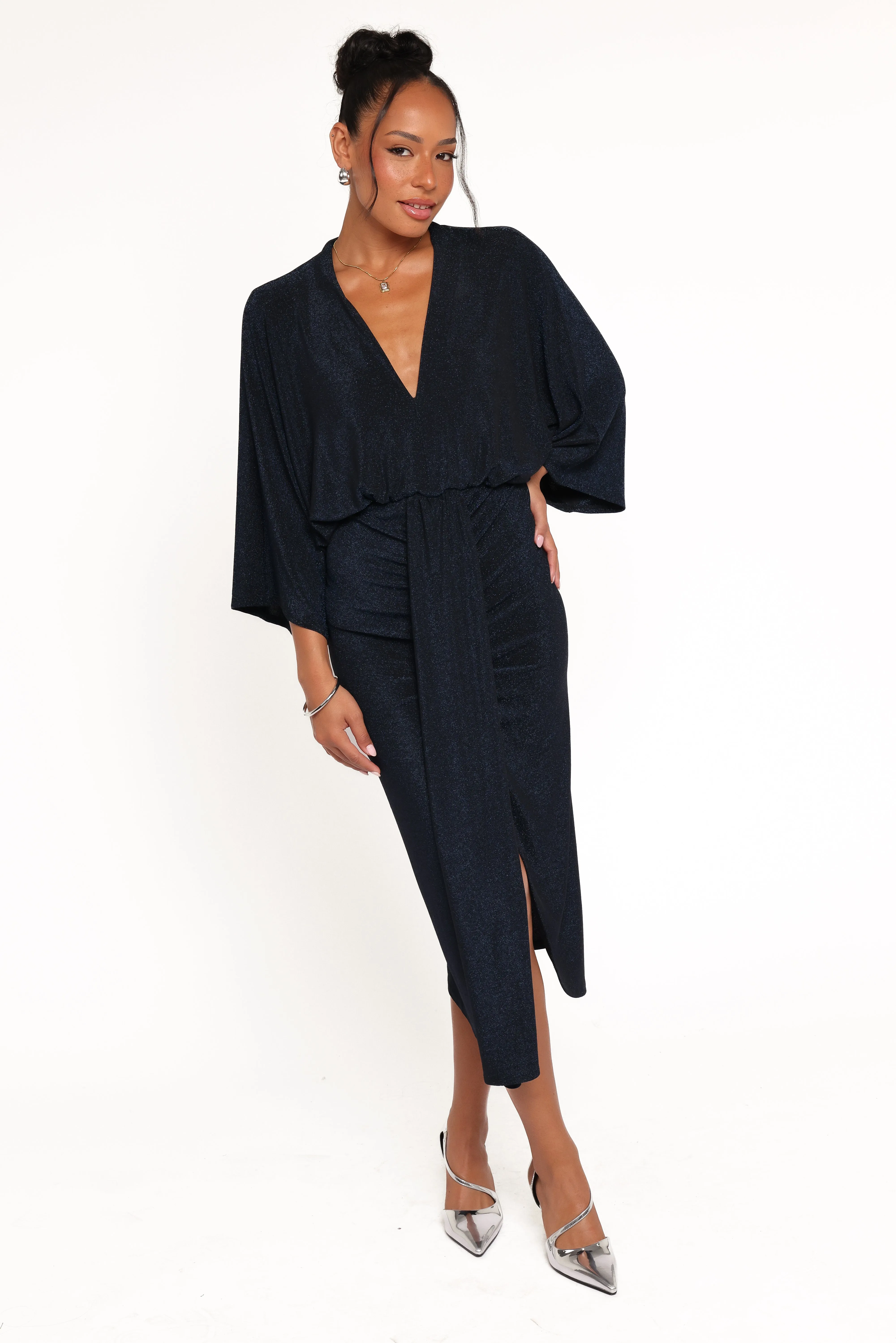 Audrina Maxi Dress - Midnight Blue sold by Petal & Pup product image thumbnail 2