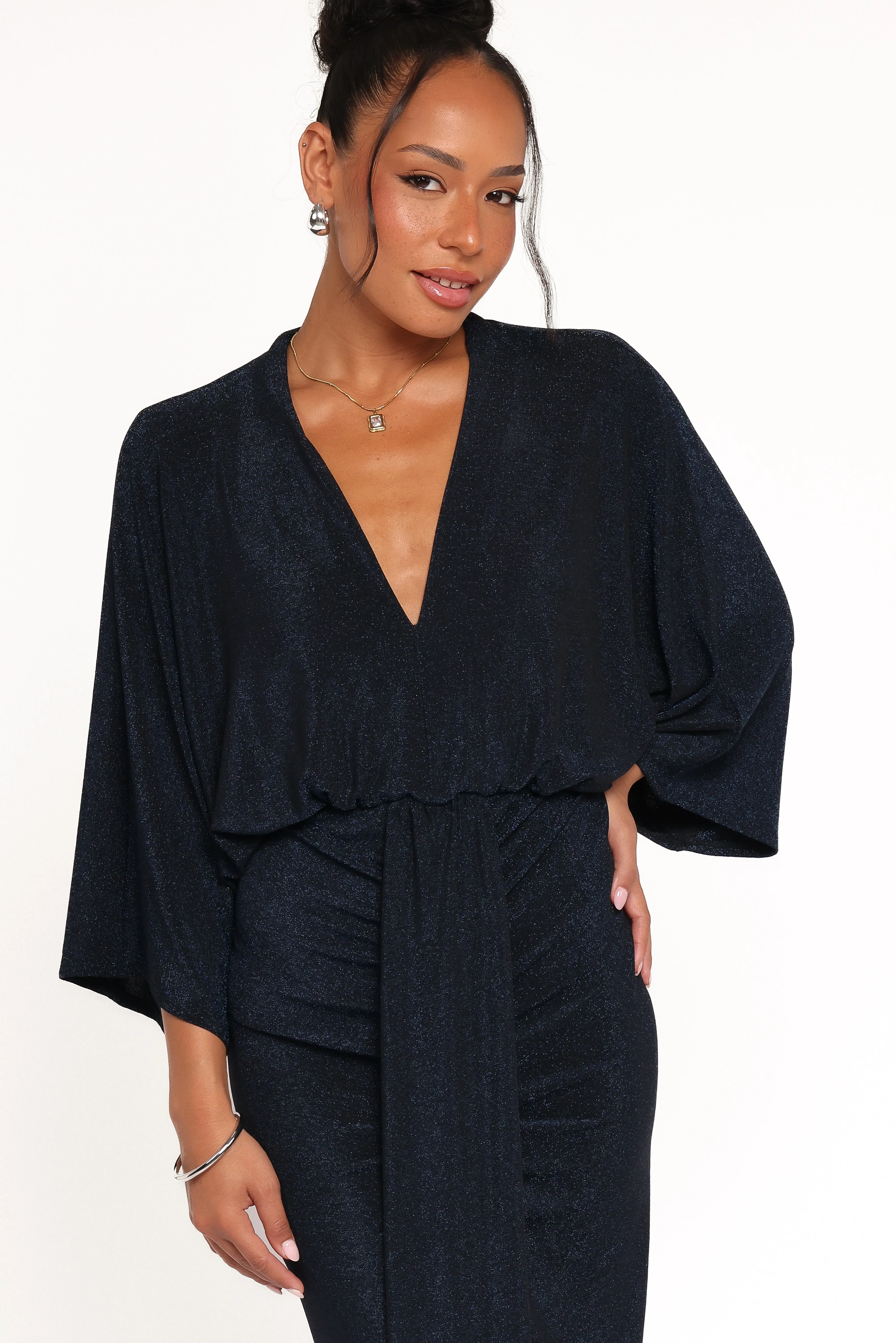 Audrina Maxi Dress - Midnight Blue sold by Petal & Pup product image thumbnail 3