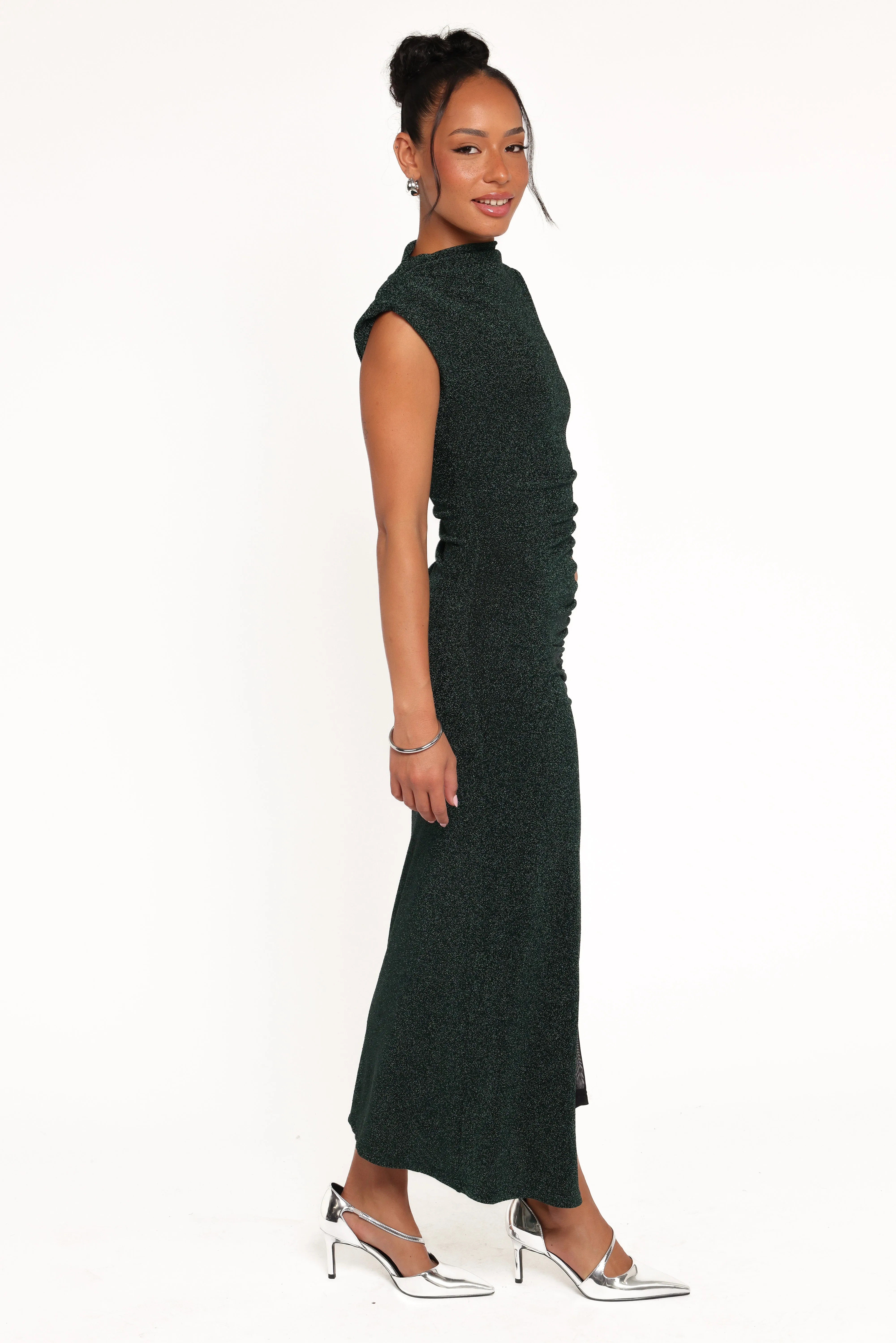 Mel Midi Dress - Emerald sold by Petal & Pup product image thumbnail 4